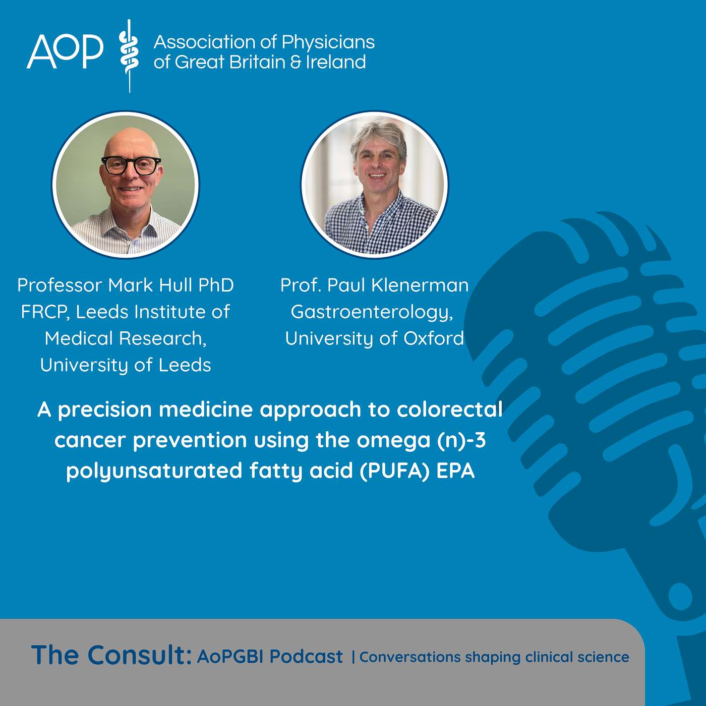 THE CONSULT: A precision medicine approach to colorectal cancer prevention using the omega (n)-3 polyunsaturated fatty acid (PUFA) EPA