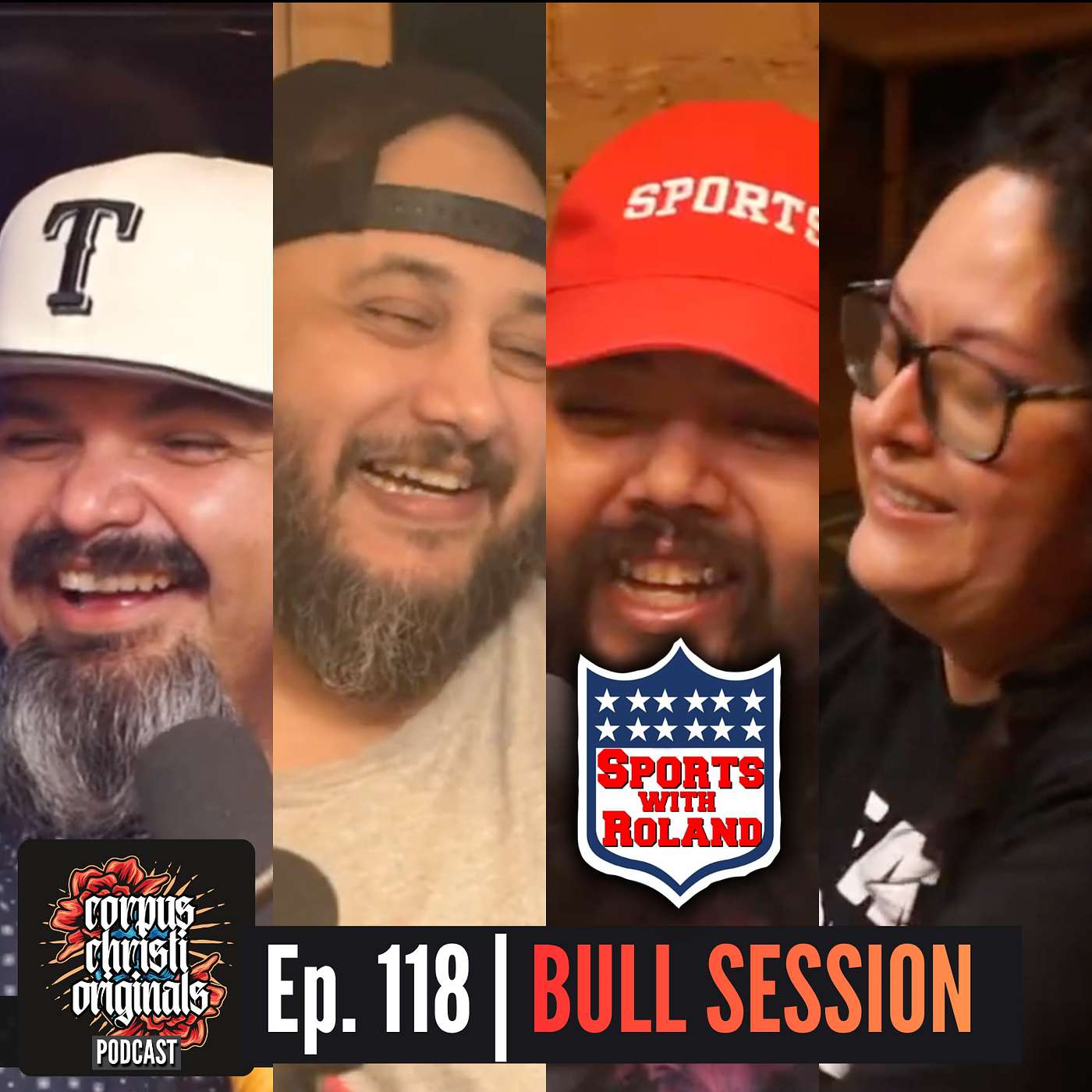 Ep118: Bull Session | Sports with Roland: Roland Alaniz, Merri Garcia, Andy Gomez episode artwork