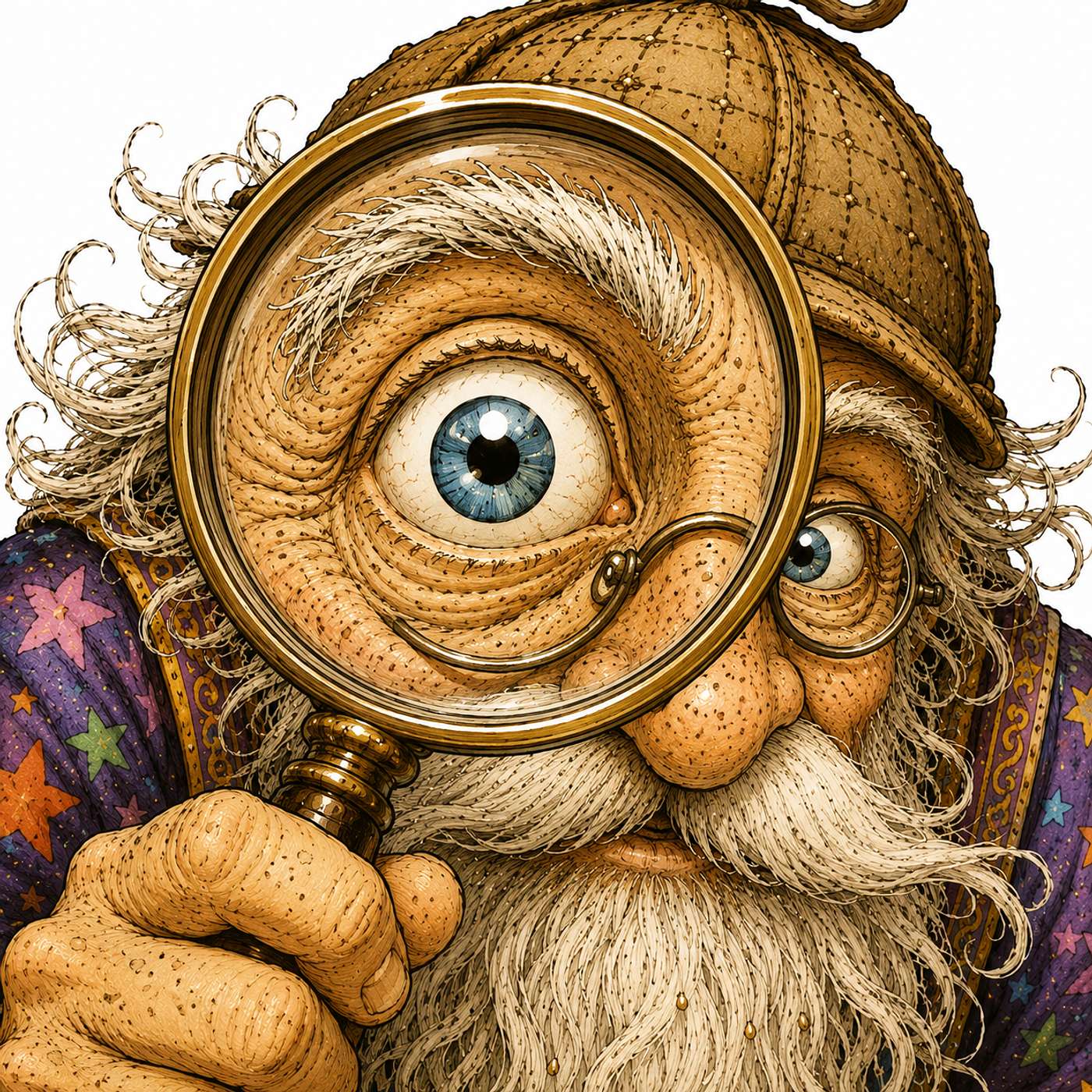 The League of the Glimmering Beards! Based on the Sherlock Holmes story, The Red-Headed League!