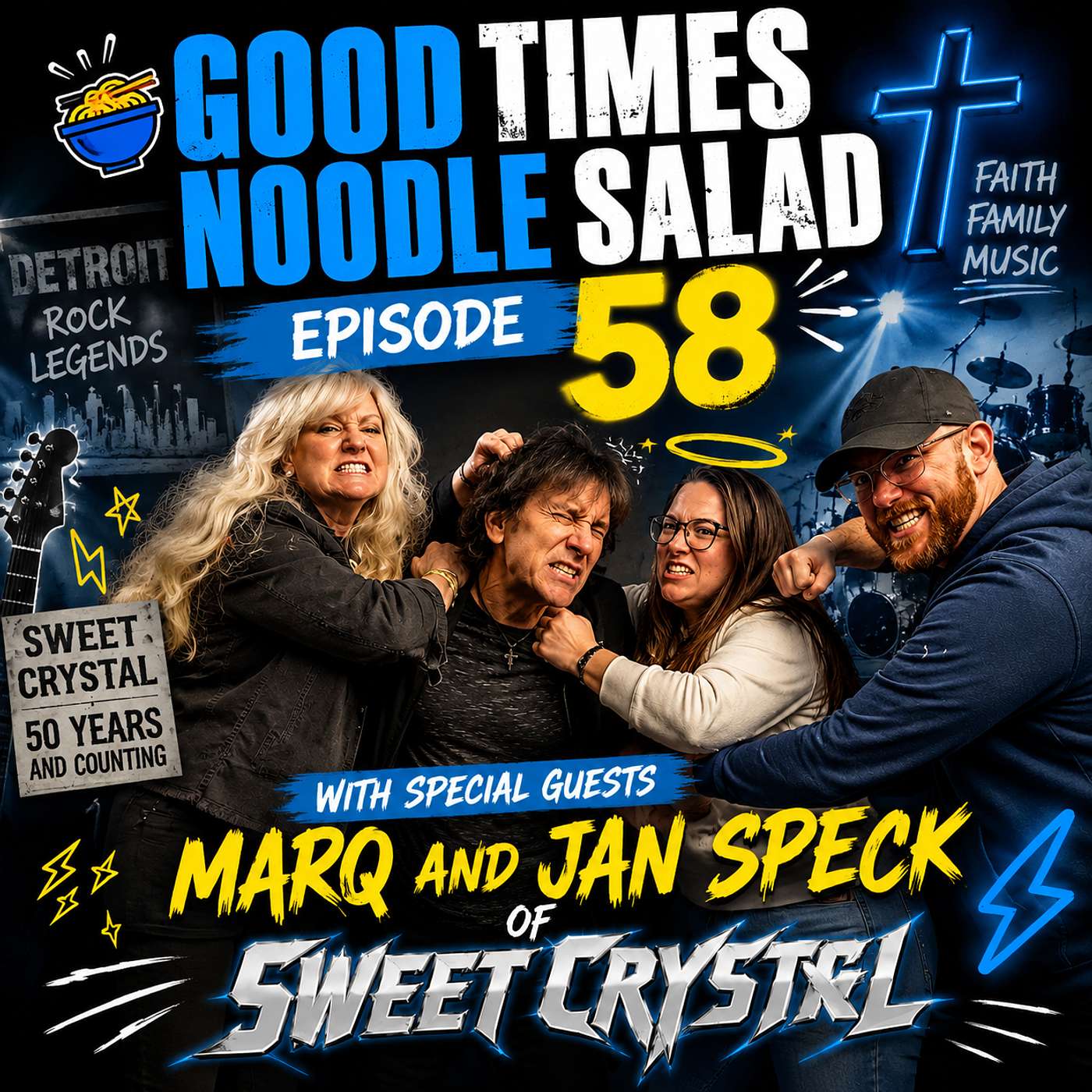 #58 - Sweet Crystal talks Detroit Rock History, Christian Rock Music, and Faith in Marriage