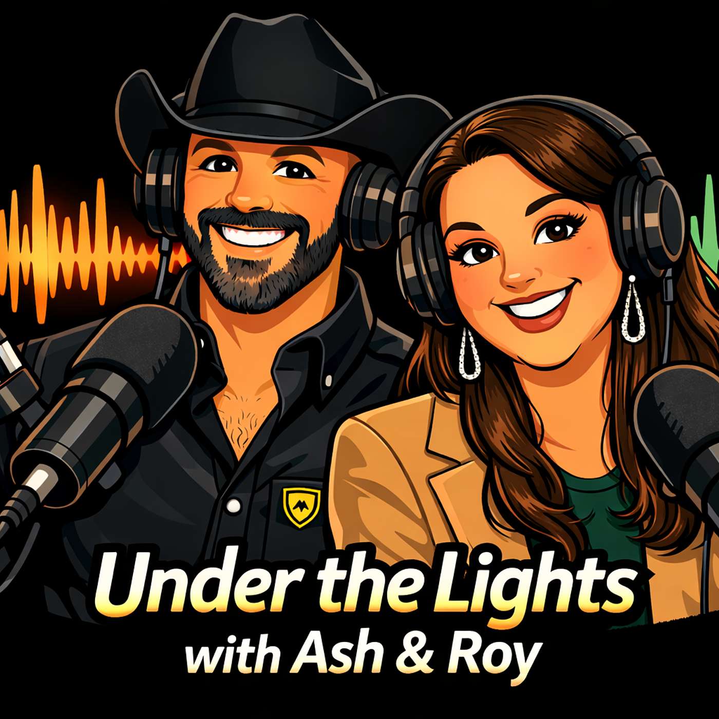 Under The Lights with Ash and Roy podcast artwork