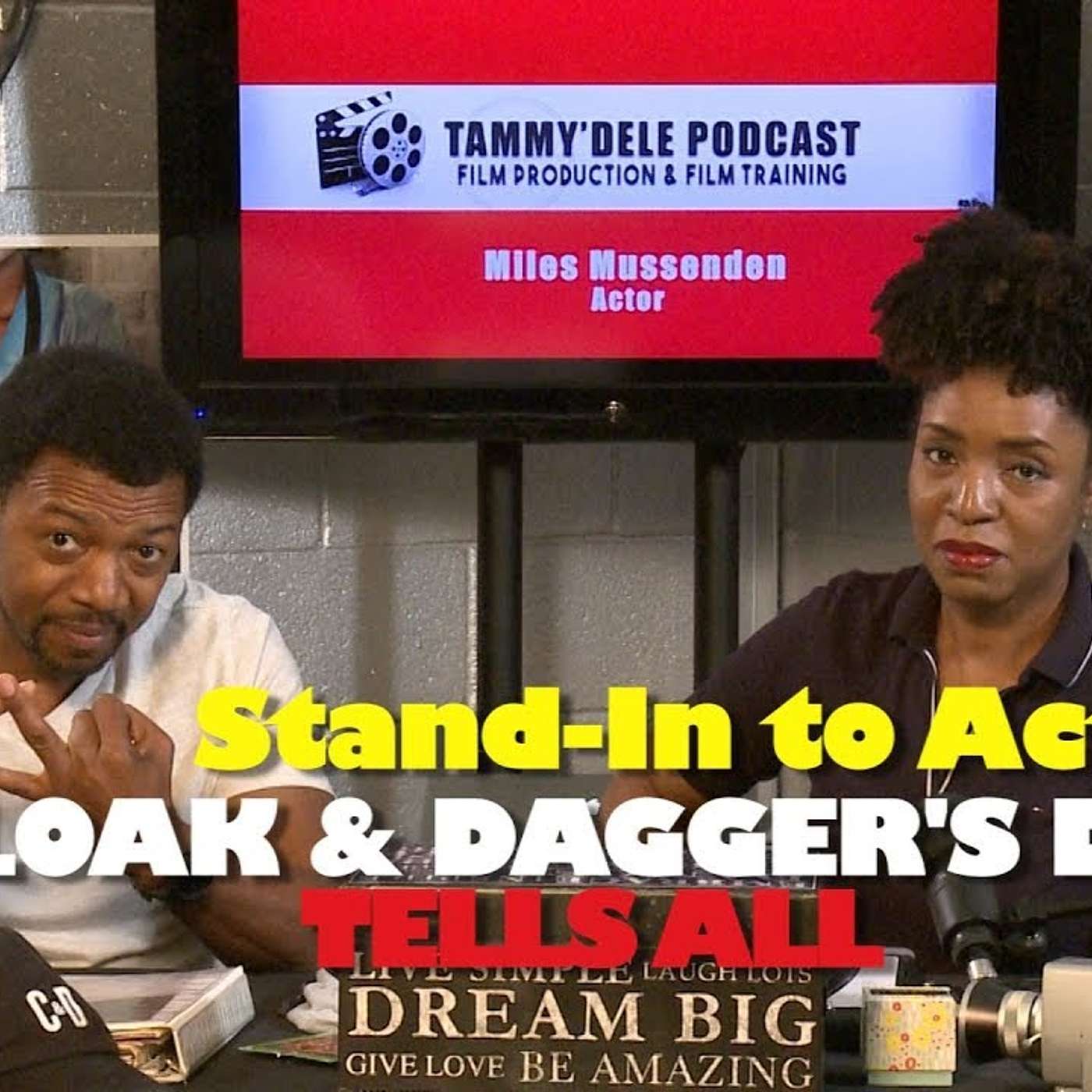 Marvel's Cloak & Dagger's Dad, Miles Mussenden with Tammy Williams