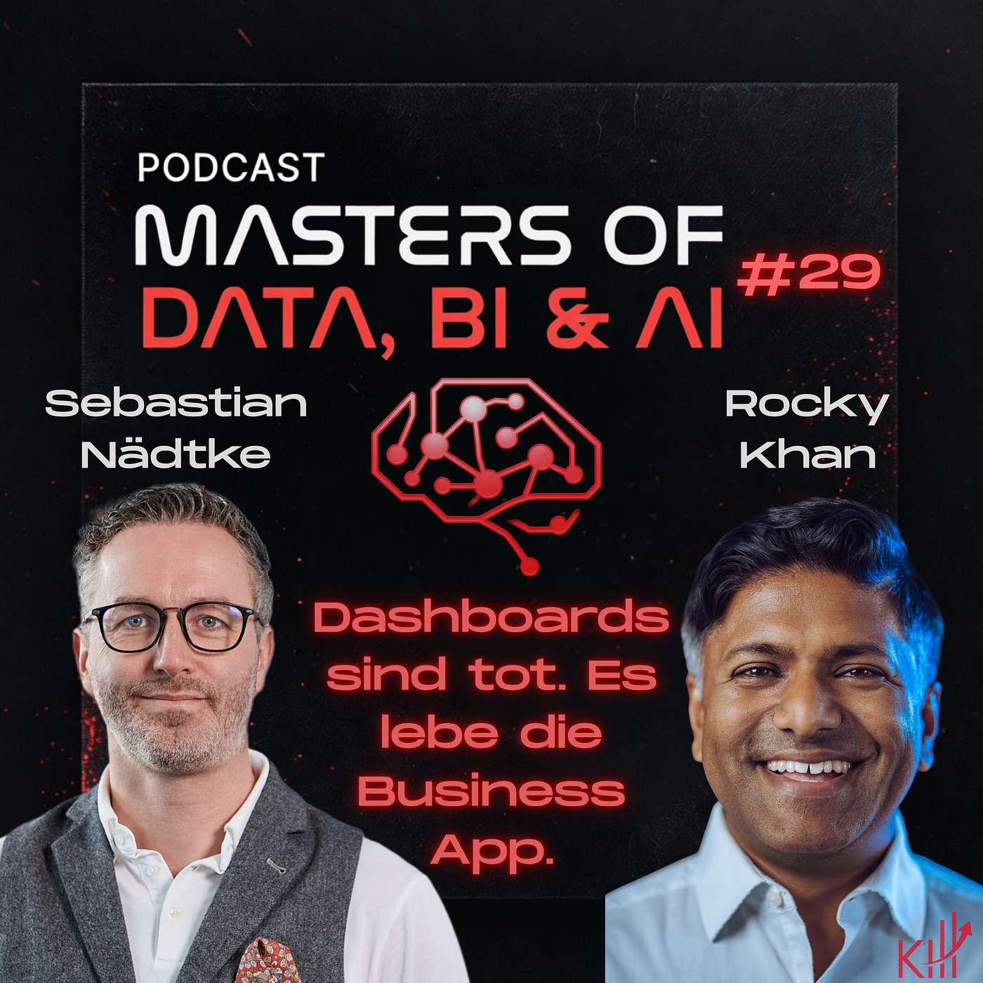 Dashboards sind tot. Es lebe die Business App. | Sebastian Nädtke & Rocky Khan - #29 episode artwork