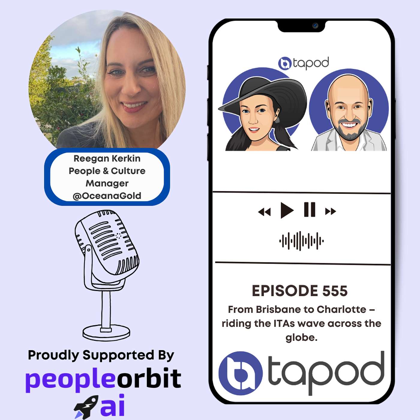 Episode 555 - From Brisbane to Charlotte – riding the ITAs wave across the globe. with Reegan Kerkin