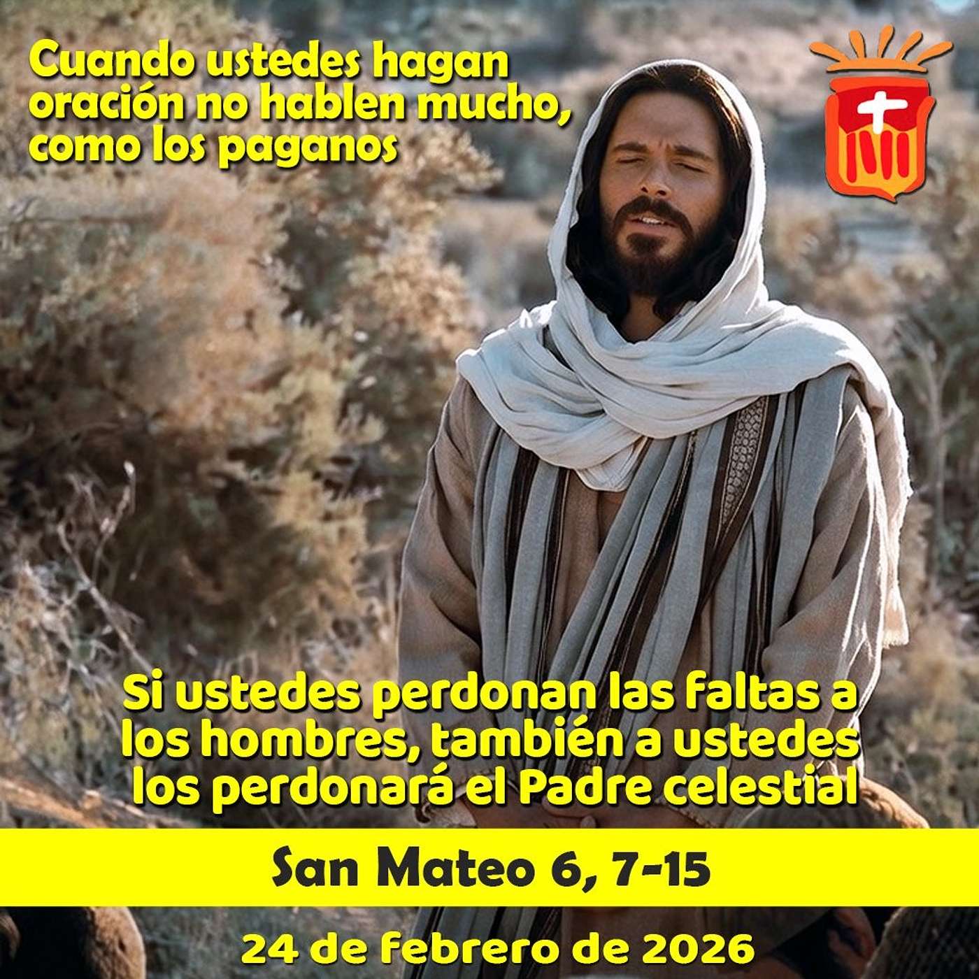 2026-02-24 San Mateo 6, 7-15: Martes I Cuaresma