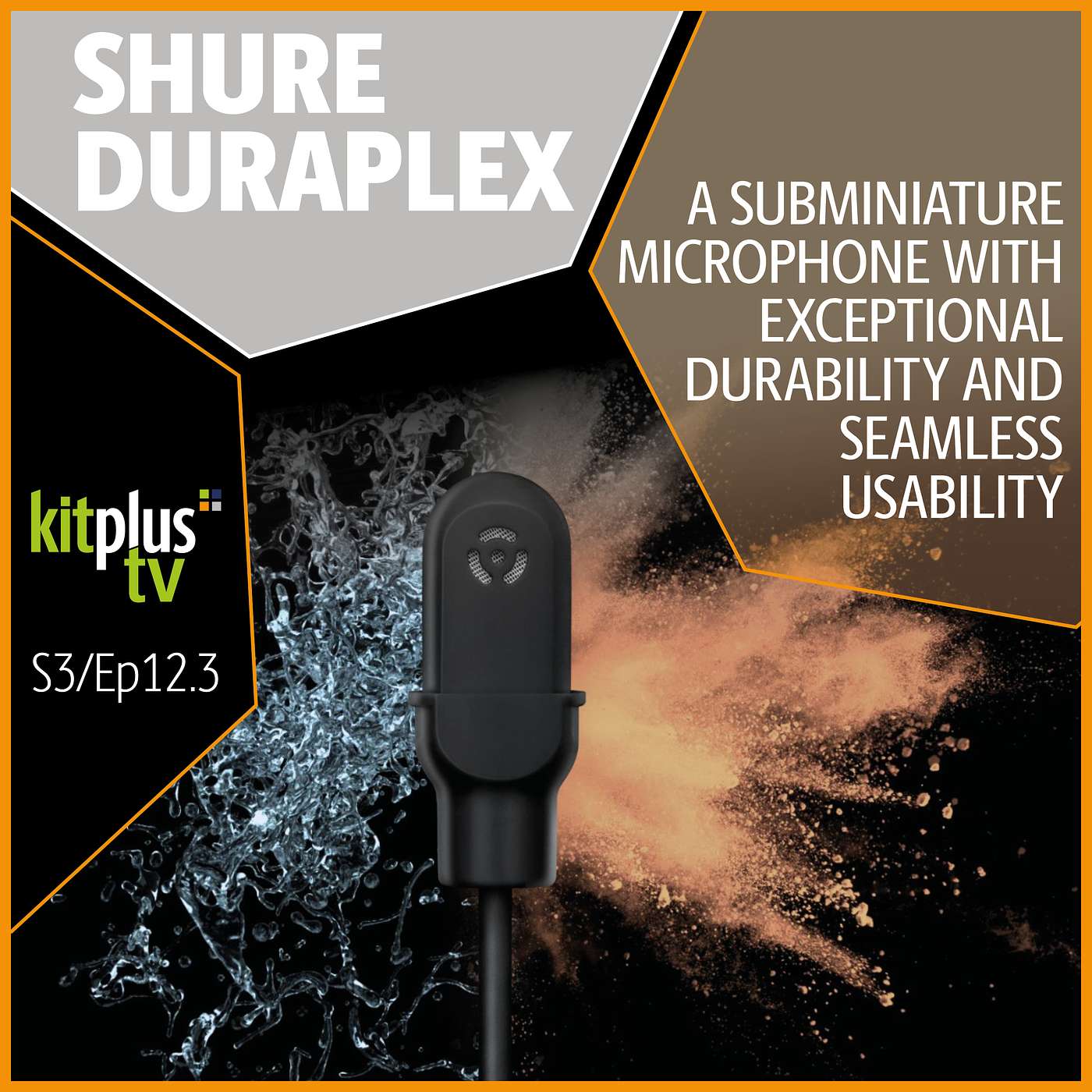 SHURE Duraplex - A Subminiature Microphone With Exceptional Durability And Seamless Usability