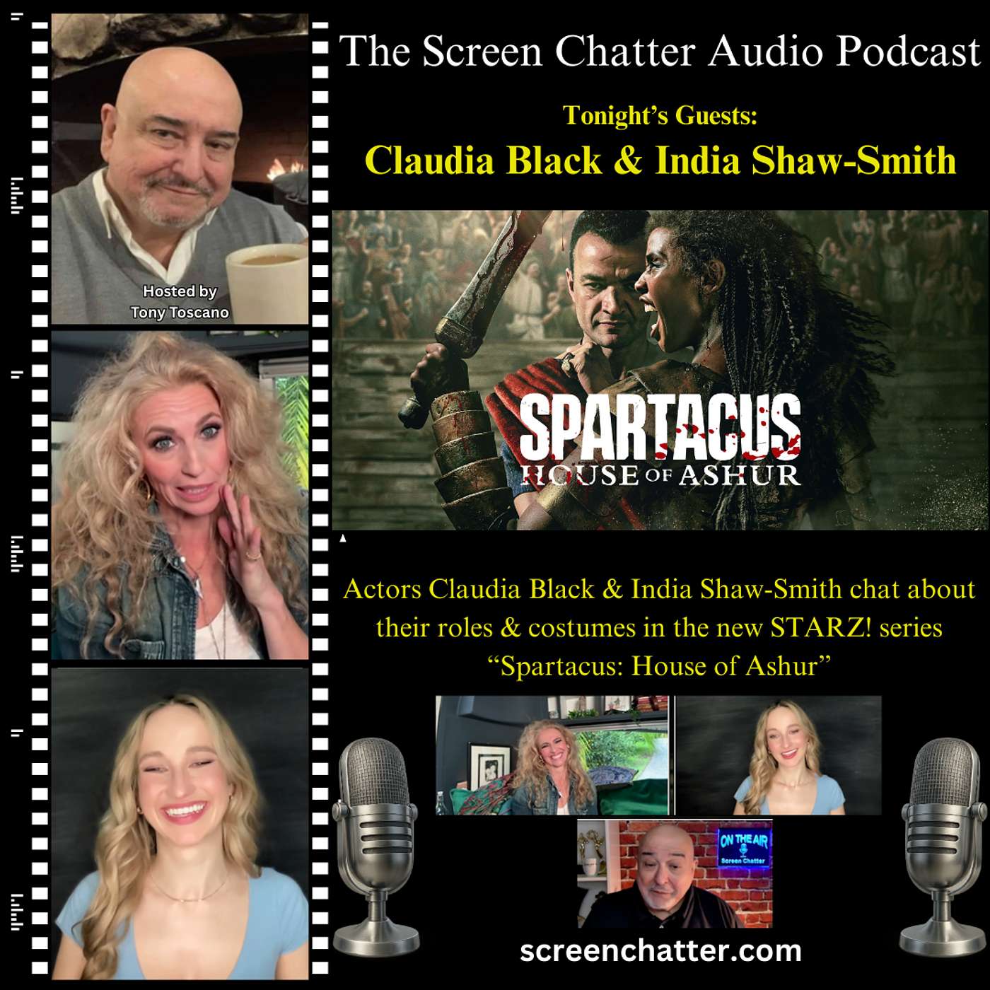 Claudia Black & India Shaw-Smith - Spartacus: House of Ashur Claudia Black & India Shaw-Smith - Spartacus: House of Ashur