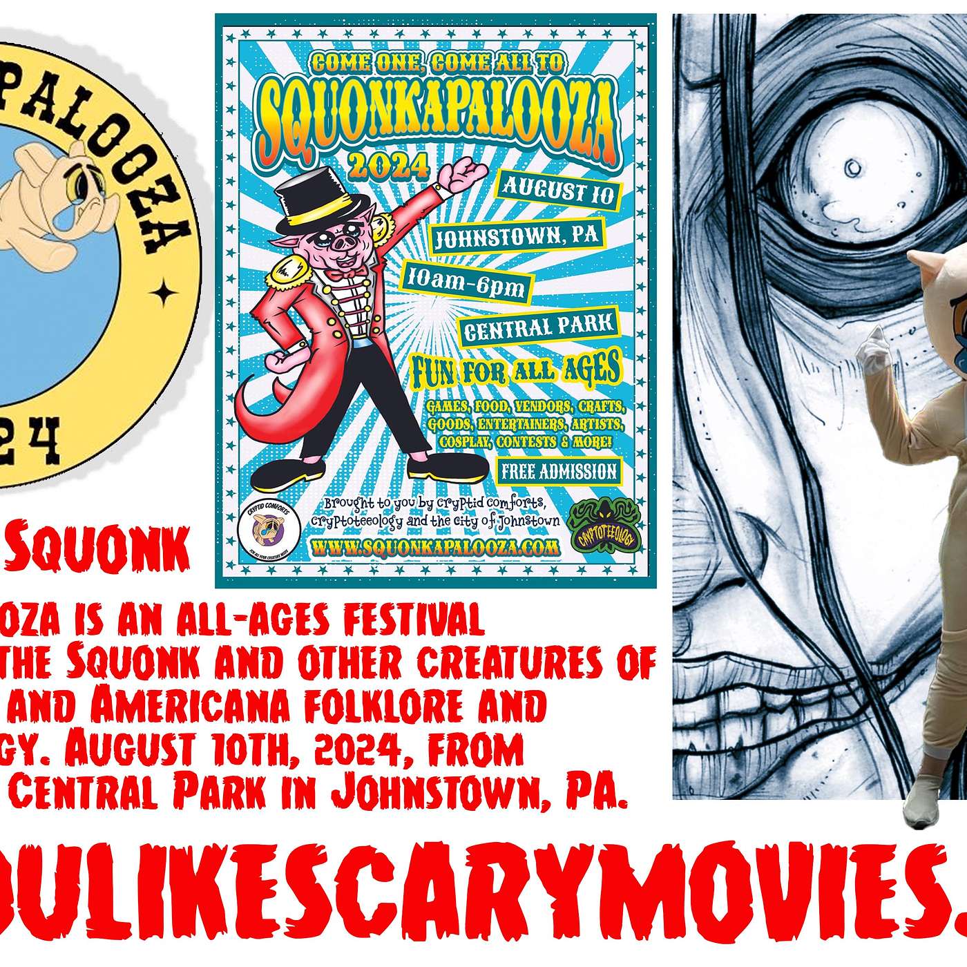 Join us as we learn about an amazing Cryptidfest Squonkapalooza