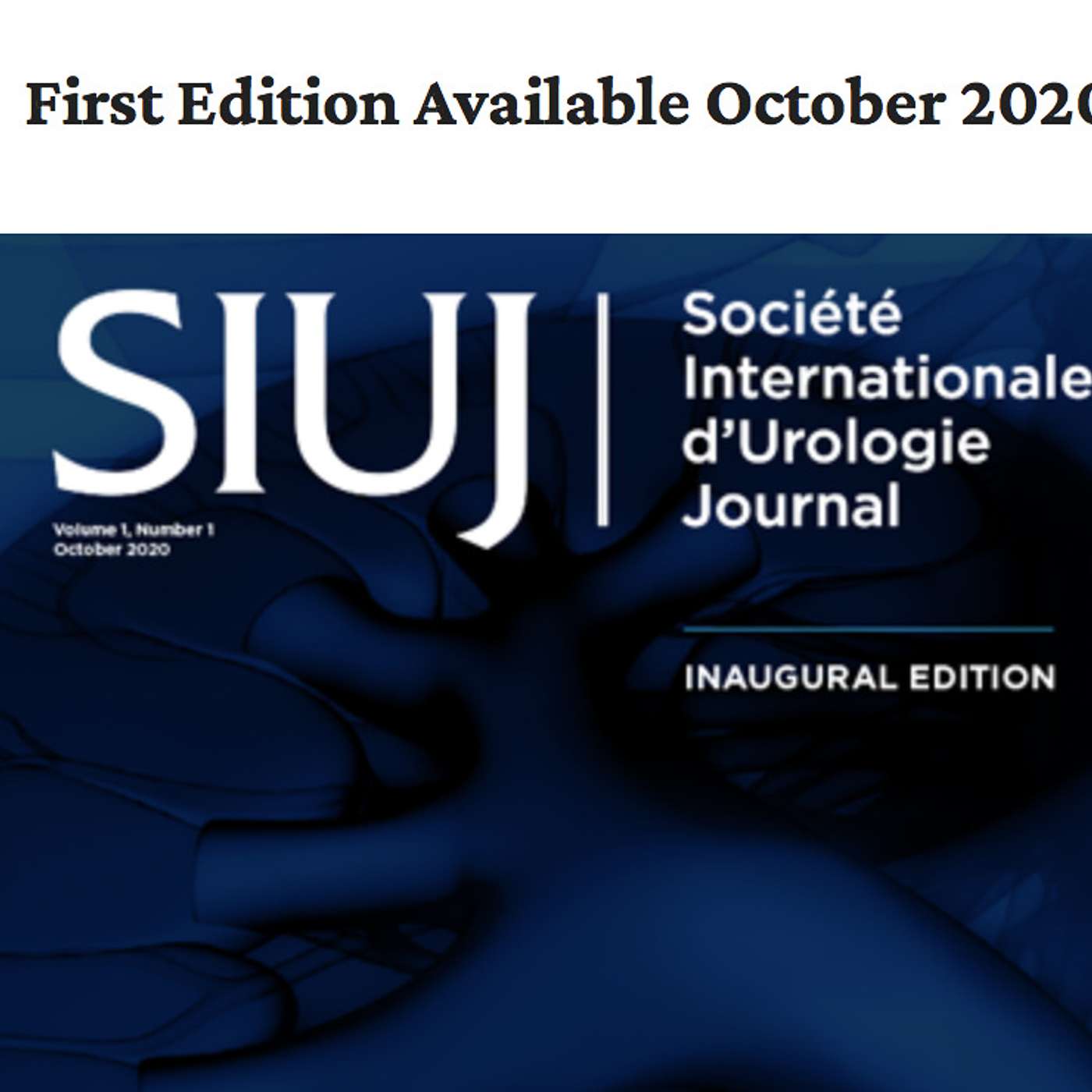 SIU Launches its own journal | We chat with Editor-in-Chief, Prof Peter Black