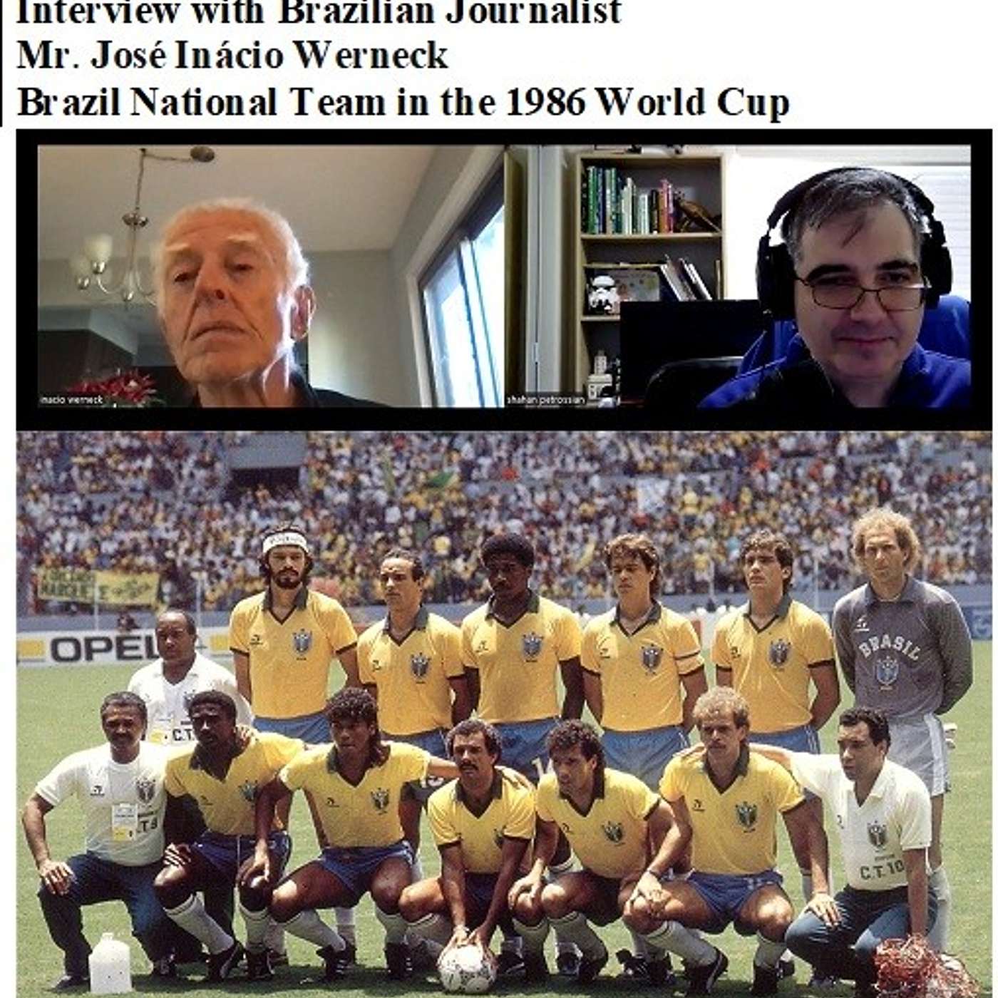 Soccernostalgia Talk Podcast-Episode 243 (Interview with Brazilian Journalist José Inácio Werneck, Brazil National Team 1986 World Cup)