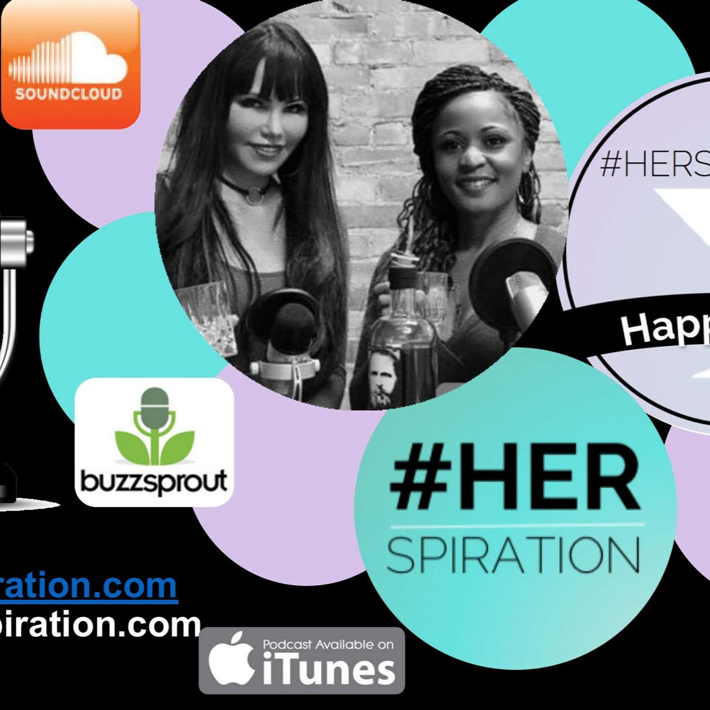 Herspiration Happy Hour Episode 20!!!: It's our 1 yr PODERVERSARY!!! episode artwork