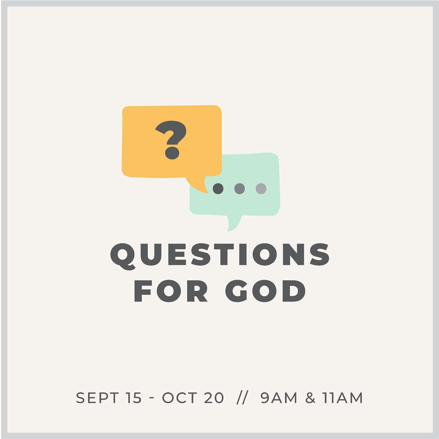 Questions For God Week 2 | Why The Bible? episode artwork
