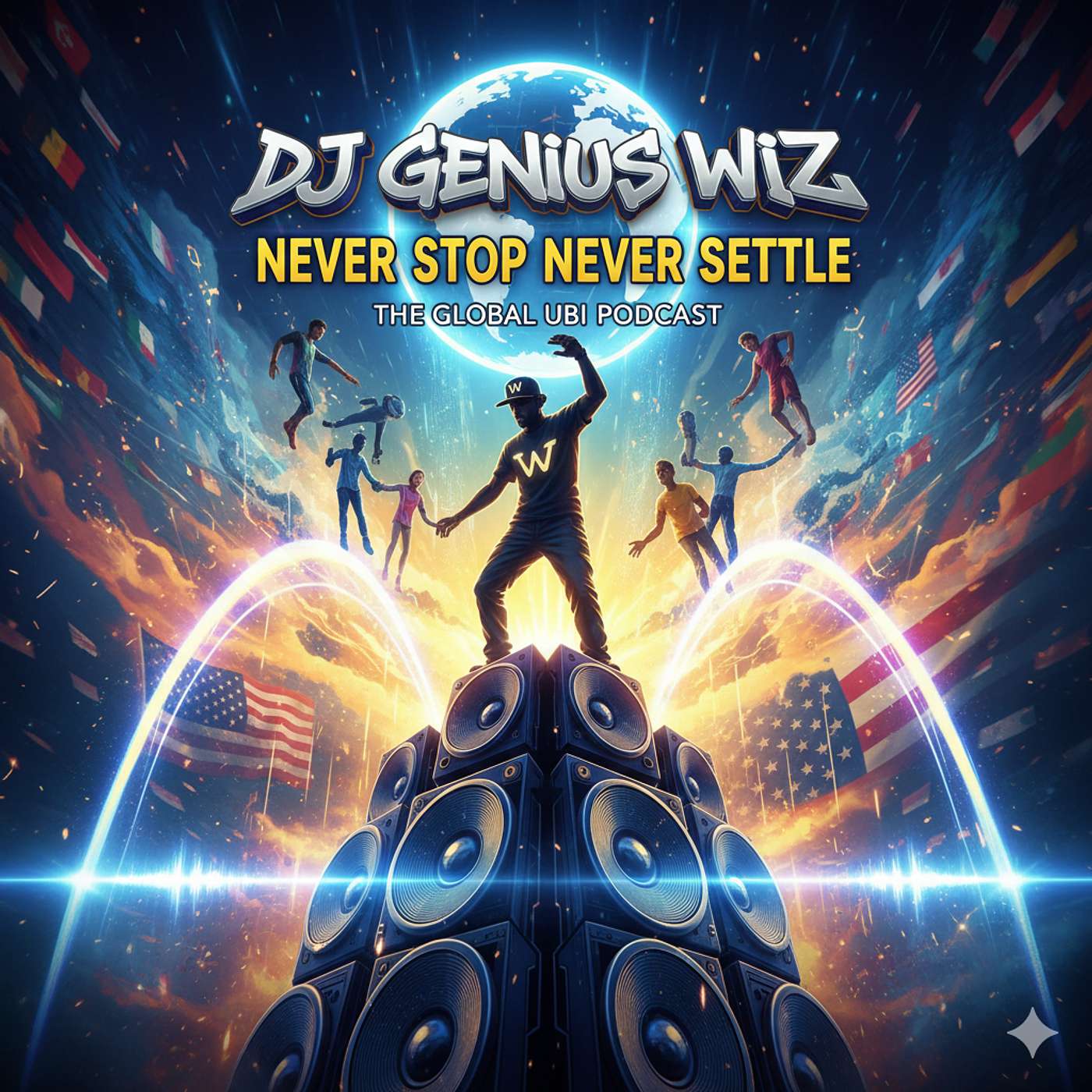 Dj Genius Wiz podcast artwork