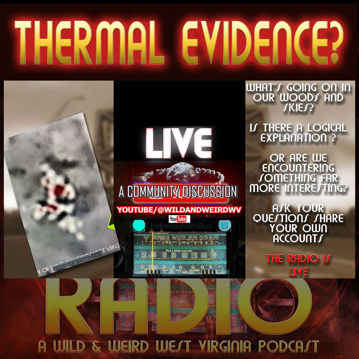 Bigfoot & UFOs?  Examining Our Thermal Evidence LIVE