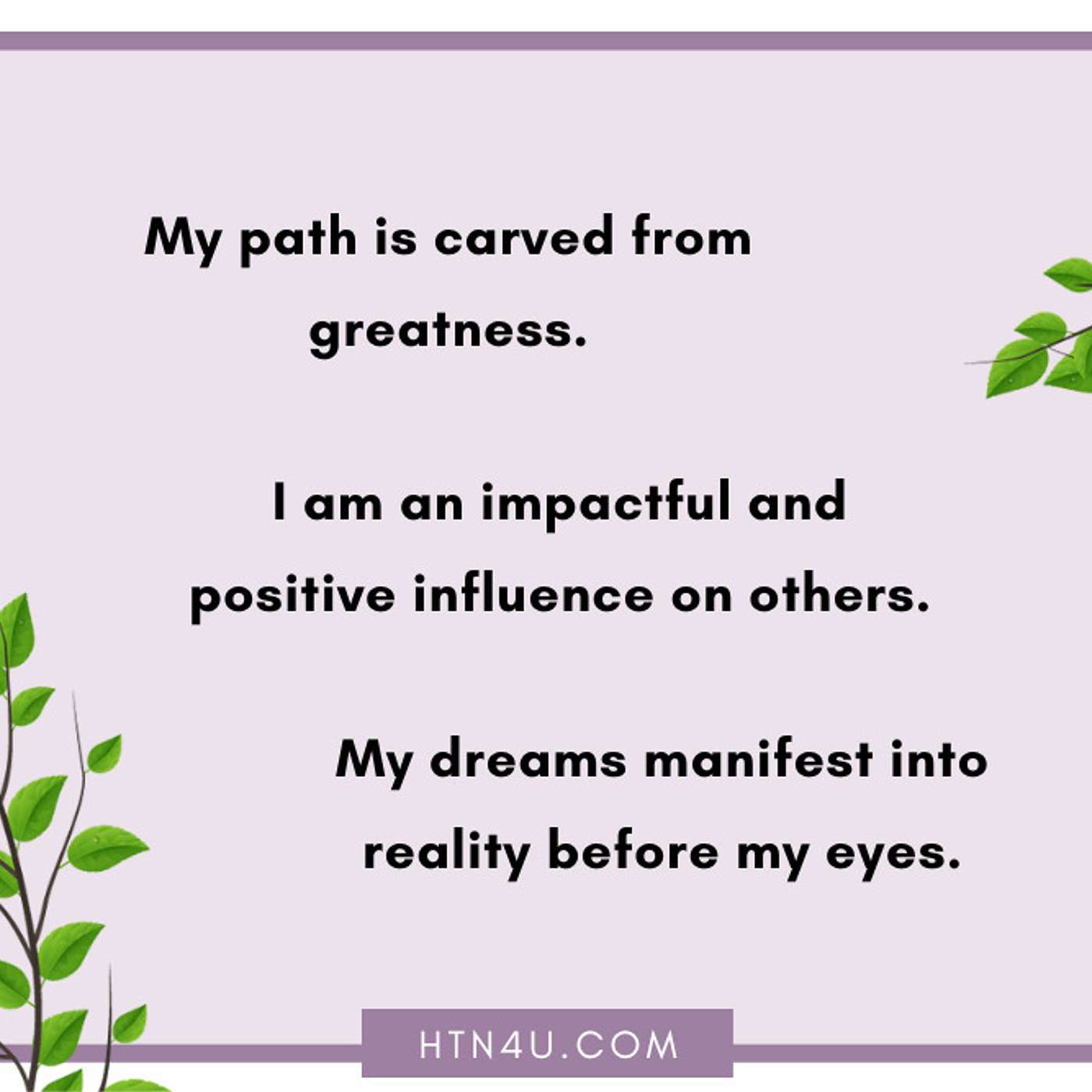 HTN4U Unlimiting Affirmations on Self-esteem #249