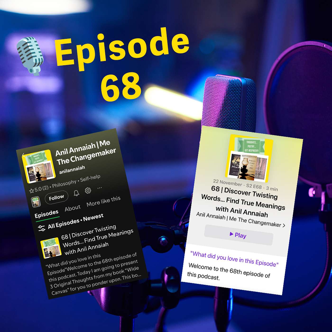 68 | Discover Twisting Words… Find True Meanings with Anil Annaiah episode artwork