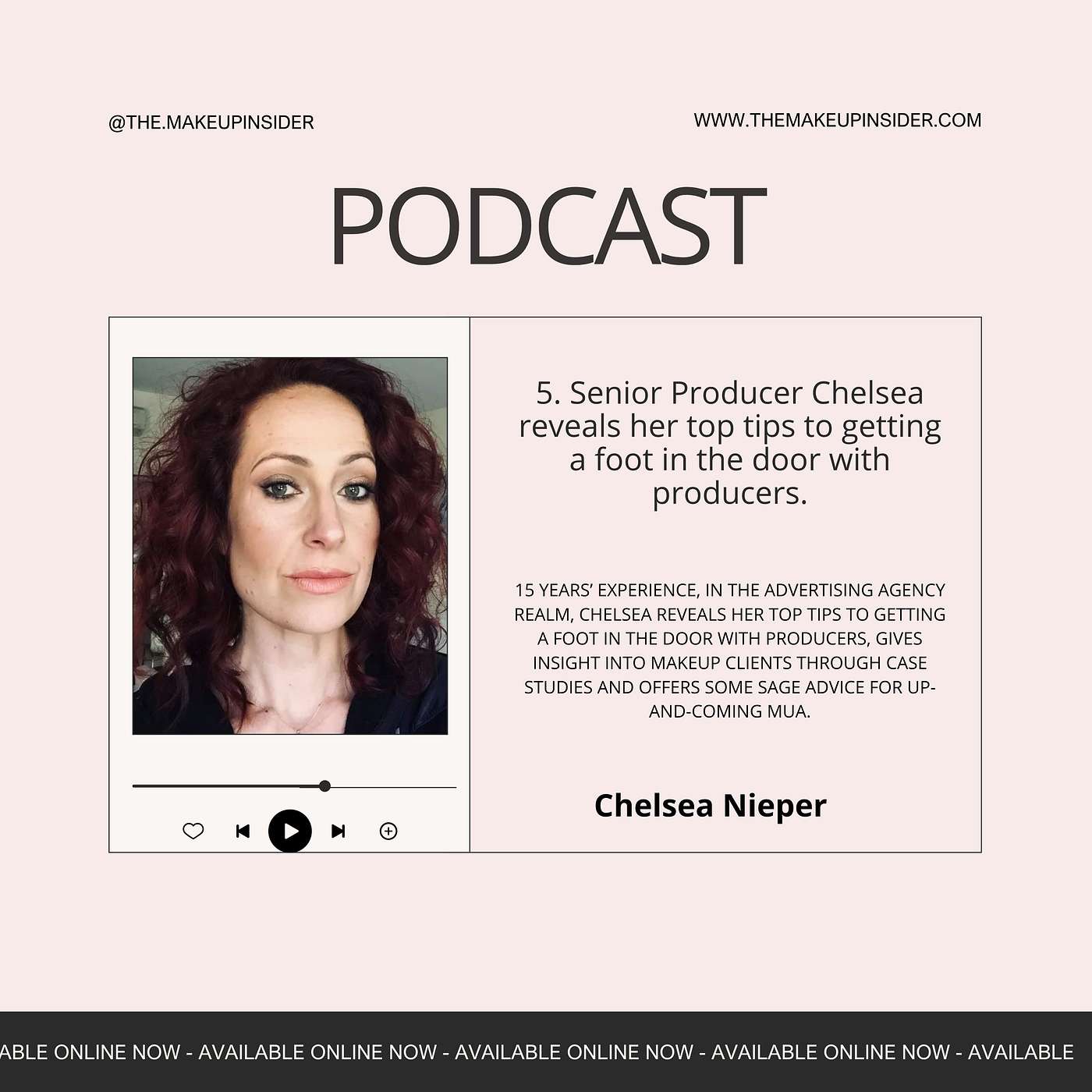 Senior Producer Chelsea reveals her top tips to getting a foot in the door with producers.