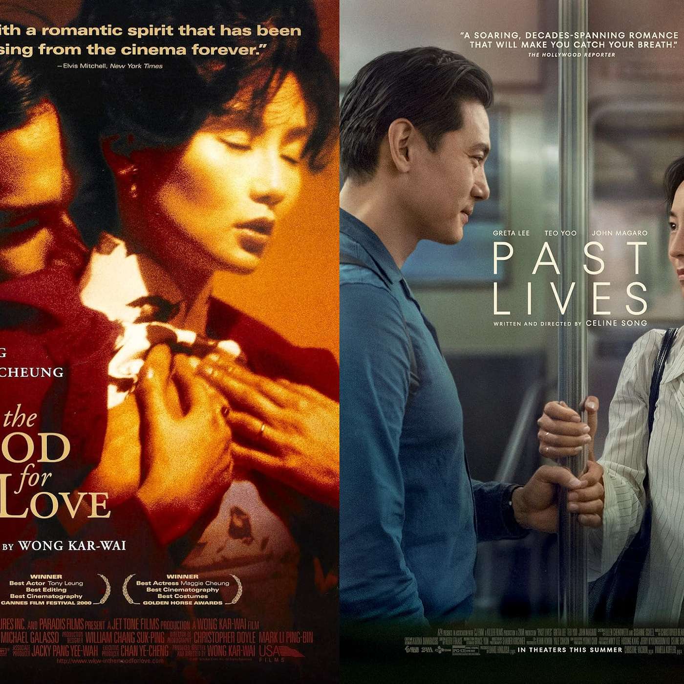 146: In the Mood for Love (2000) (花樣年華) and Past Lives (2023)