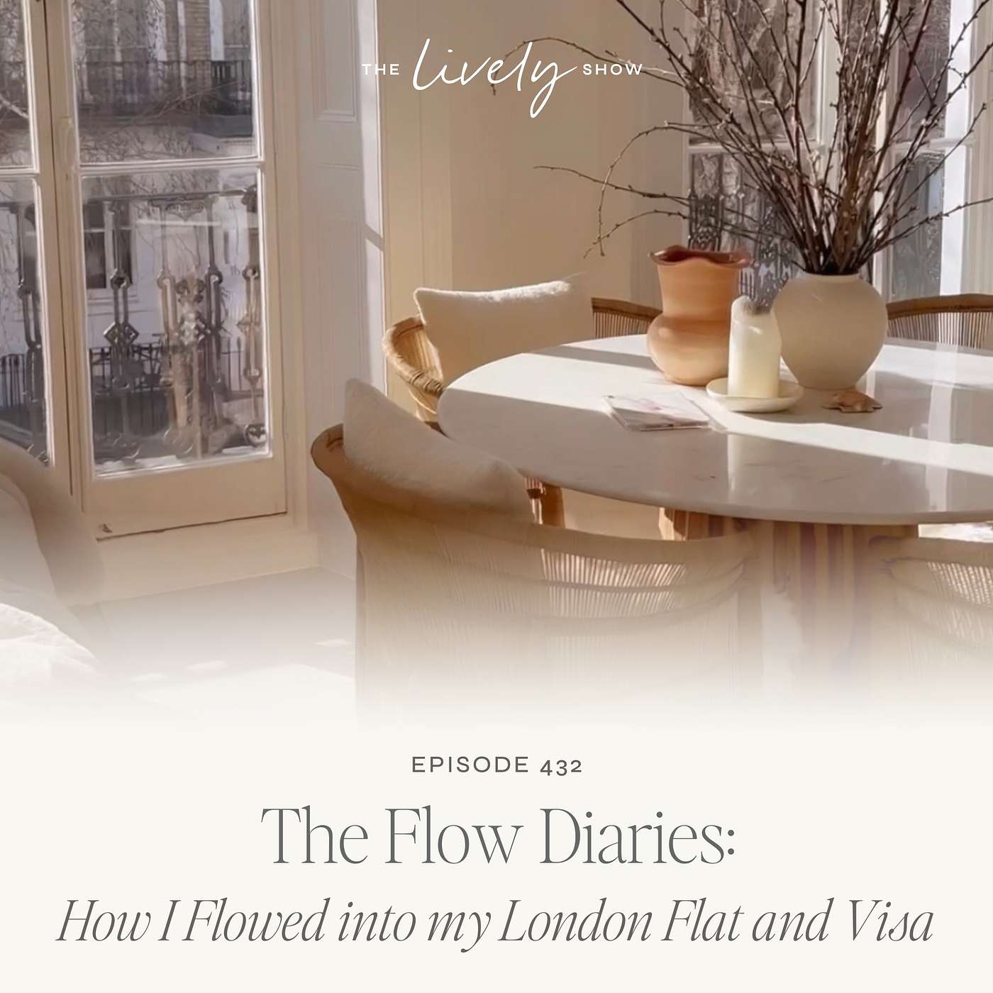 TLS 432 The Flow Diaries: How I Flowed into my London Flat and Visa episode artwork
