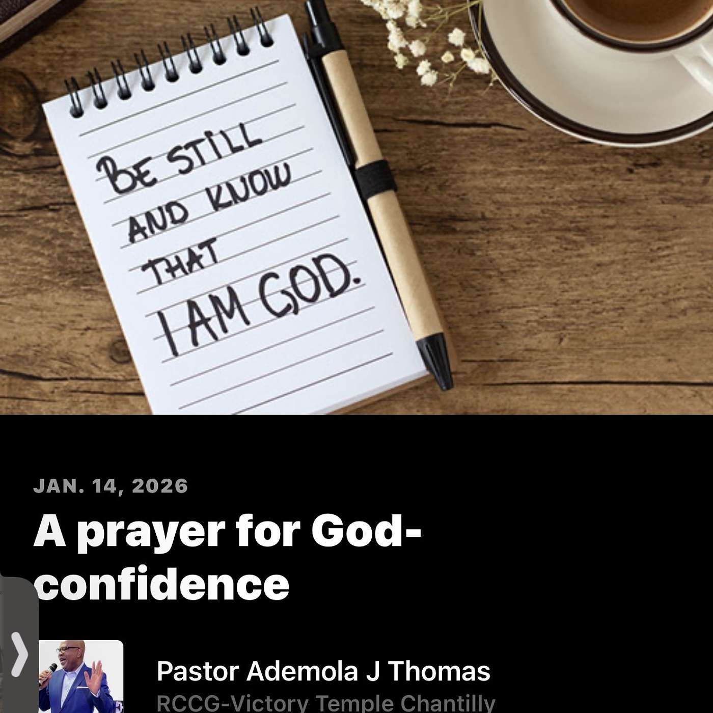 A prayer for God’s Confidence episode artwork