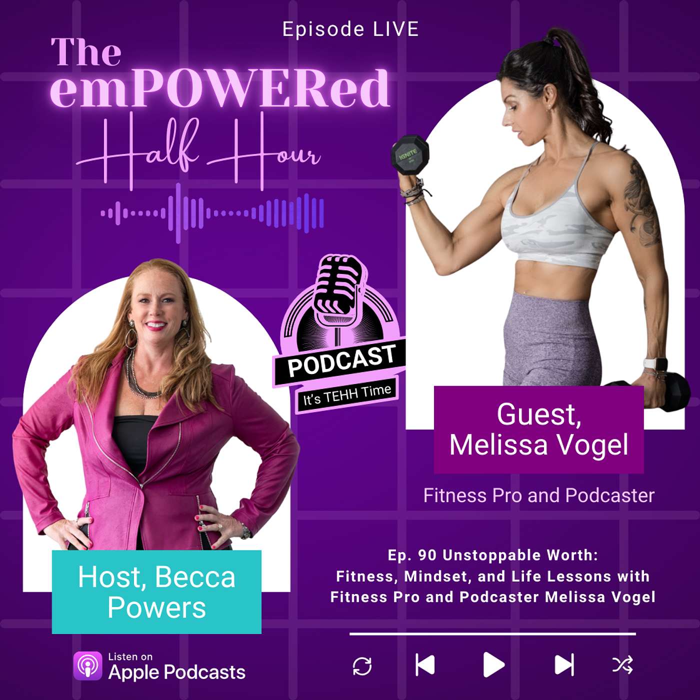 Unstoppable Worth: Fitness, Mindset, and Life Lessons with Fitness Pro and Podcaster Melissa Vogel