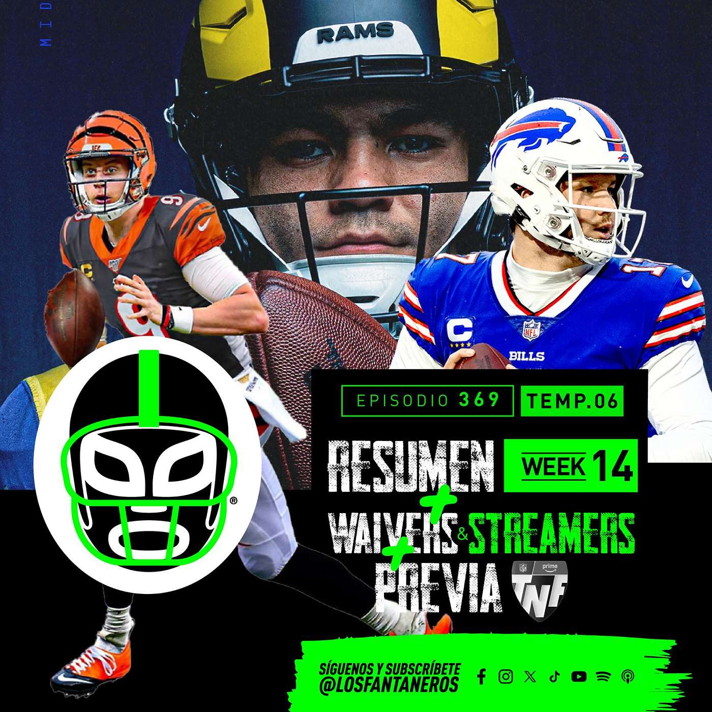 El resumen de la NFL  Semana 14 + Waivers y Streamers + Previa TNF Semana 15