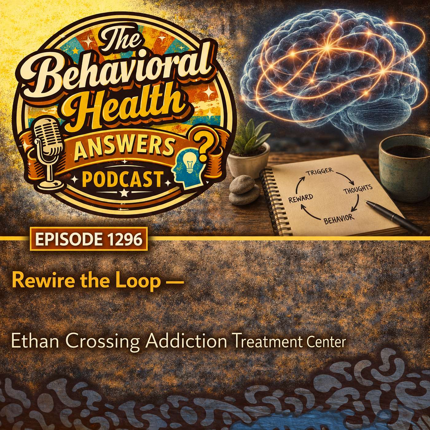 Episode 1296: Rewire the Loop | Ethan Crossing Addiction Treatment Center episode artwork
