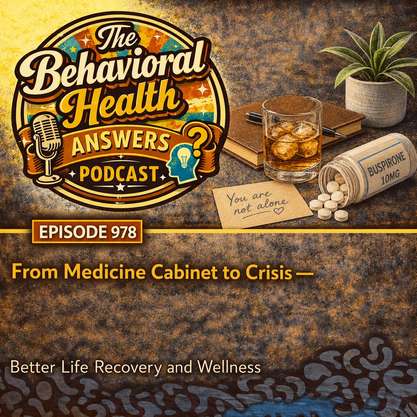 Episode 978: From Medicine Cabinet to Crisis | Better Life Recovery and Wellness episode artwork