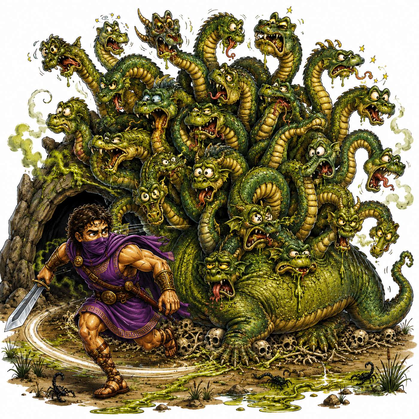Monsters A - Z: Hydra - a Greek myth of bravery and cleverness