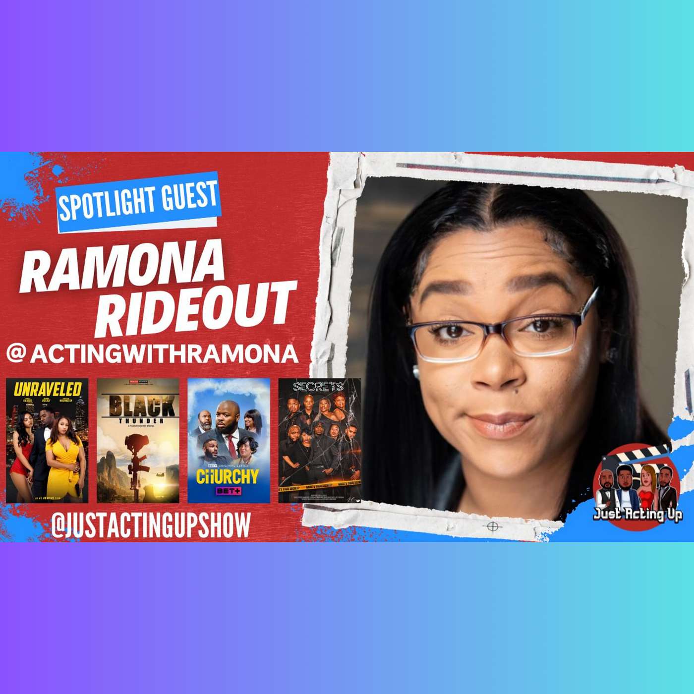 Spotlight: Ramona Rideout(Churchy w/ KevOnStage, NAACP-Recognized, Actress Growth Tips & More) episode artwork