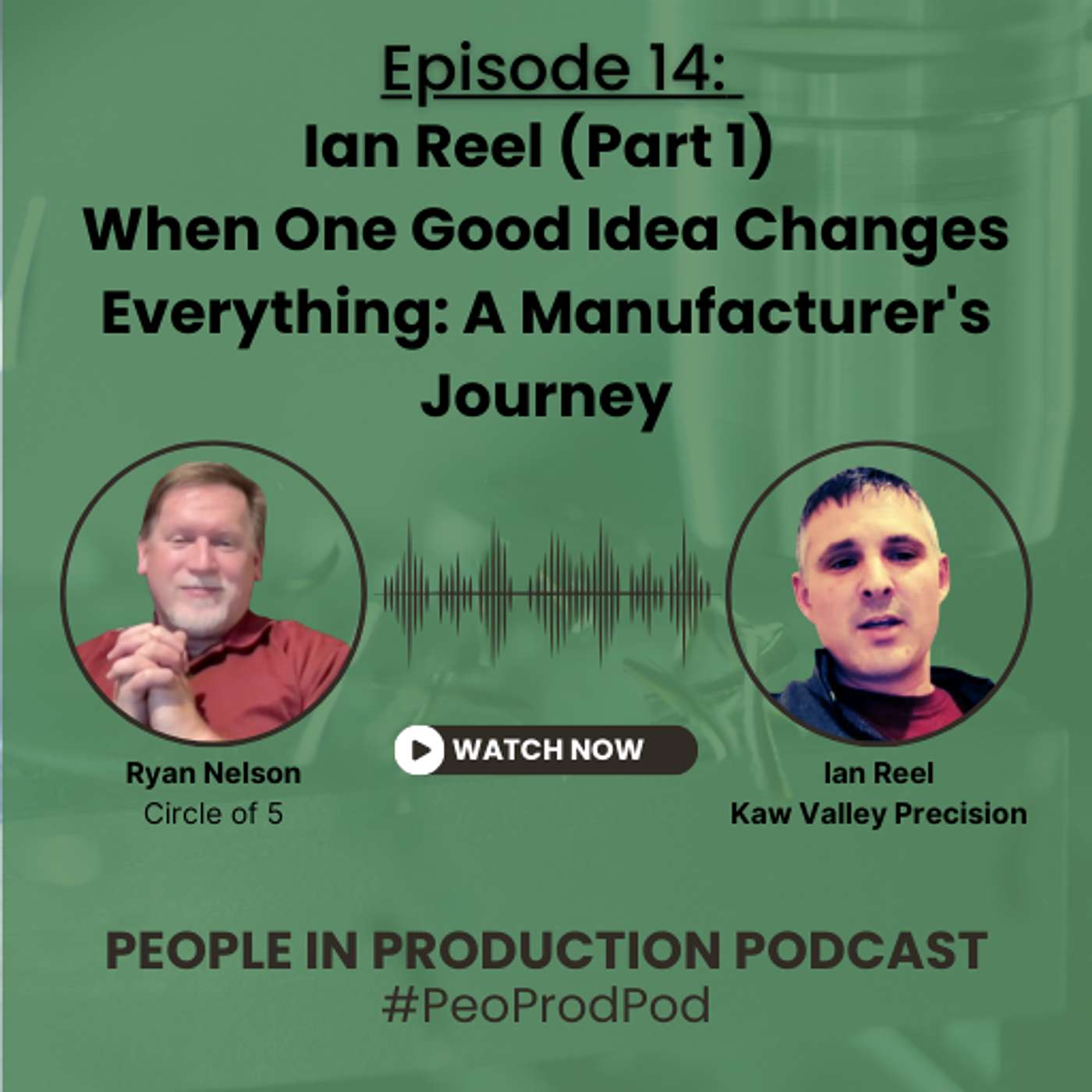 Episode 14 - Ian Reel (Part 1) When One Good Idea Changes Everything: A Manufacturer's Journey episode artwork