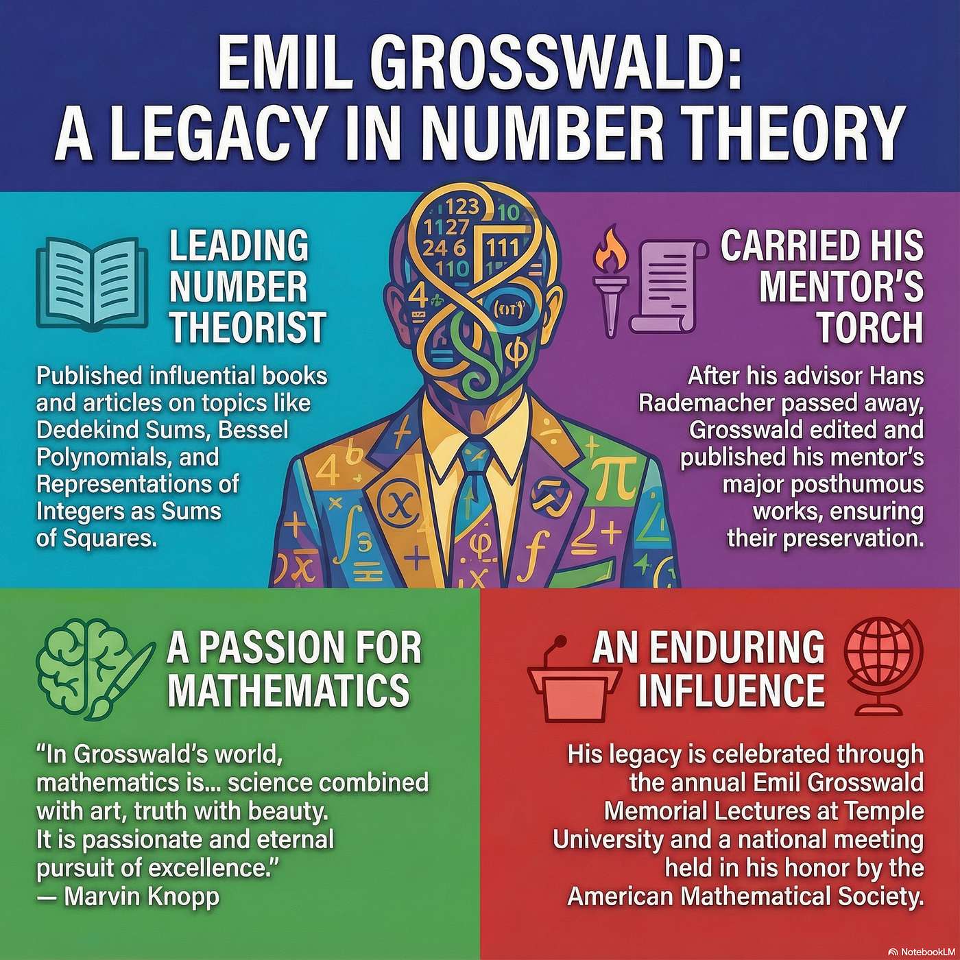 Emil Grosswald: From Refugee Odyssey to a Pillar of Number Theory episode artwork