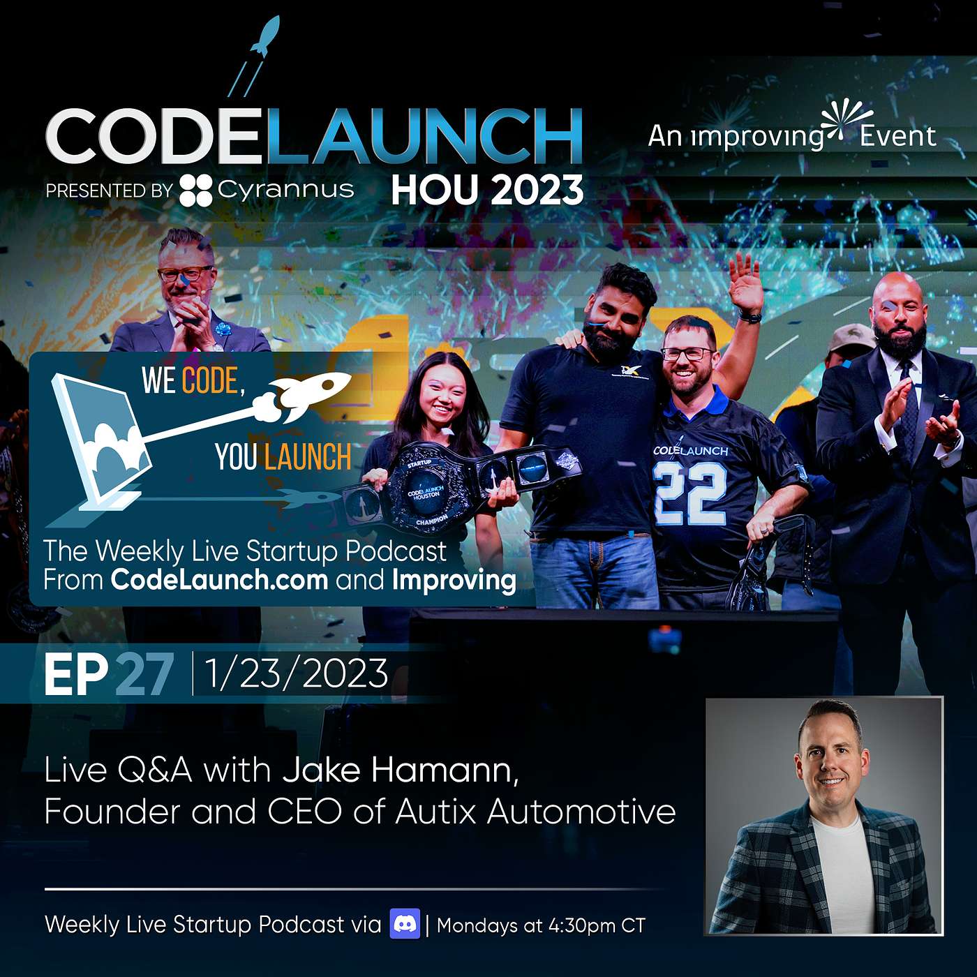 Ep. 27 | Live Q&A with Jake Hamann, Founder and CEO of Autix Automotive episode artwork