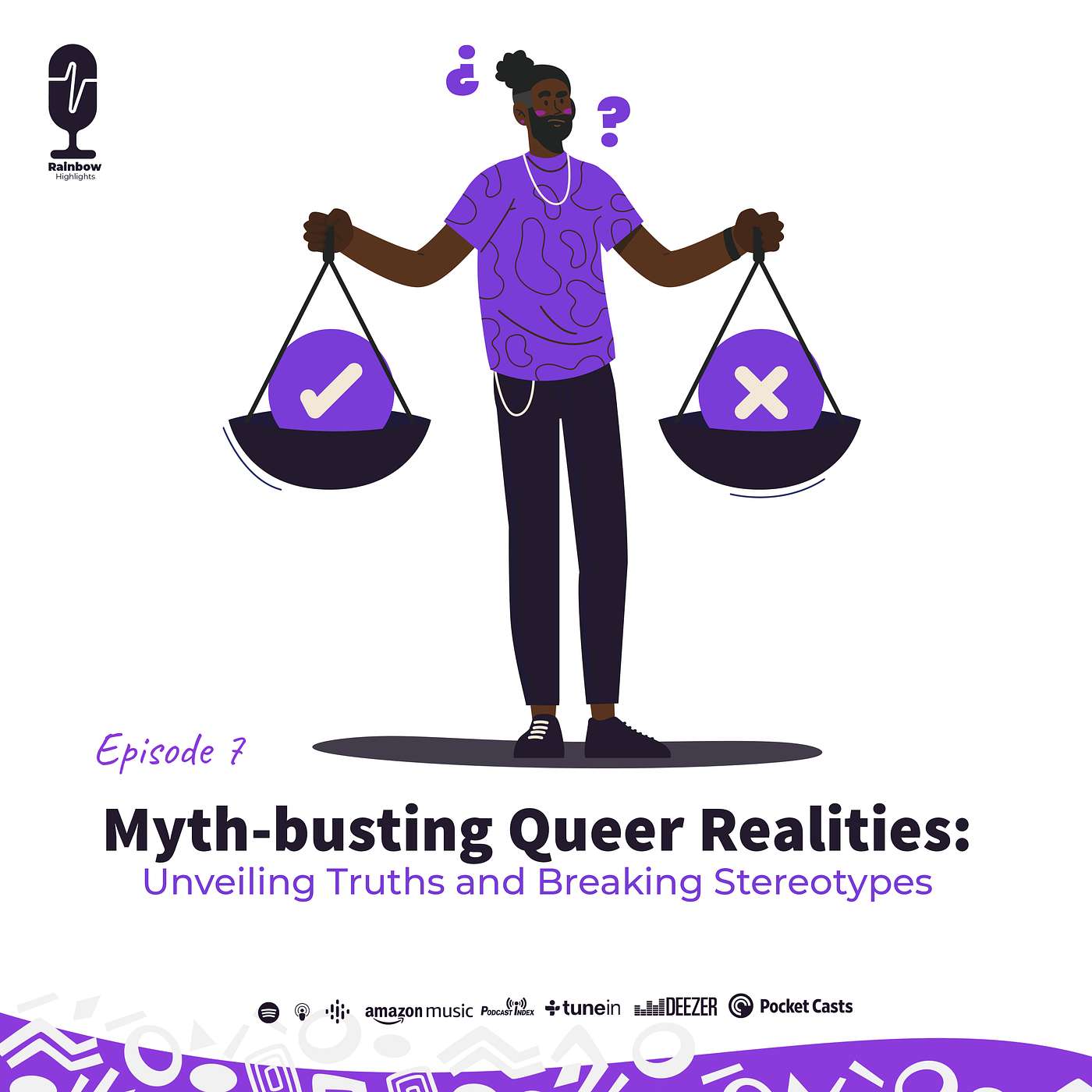Myth busting Queer Realities episode artwork