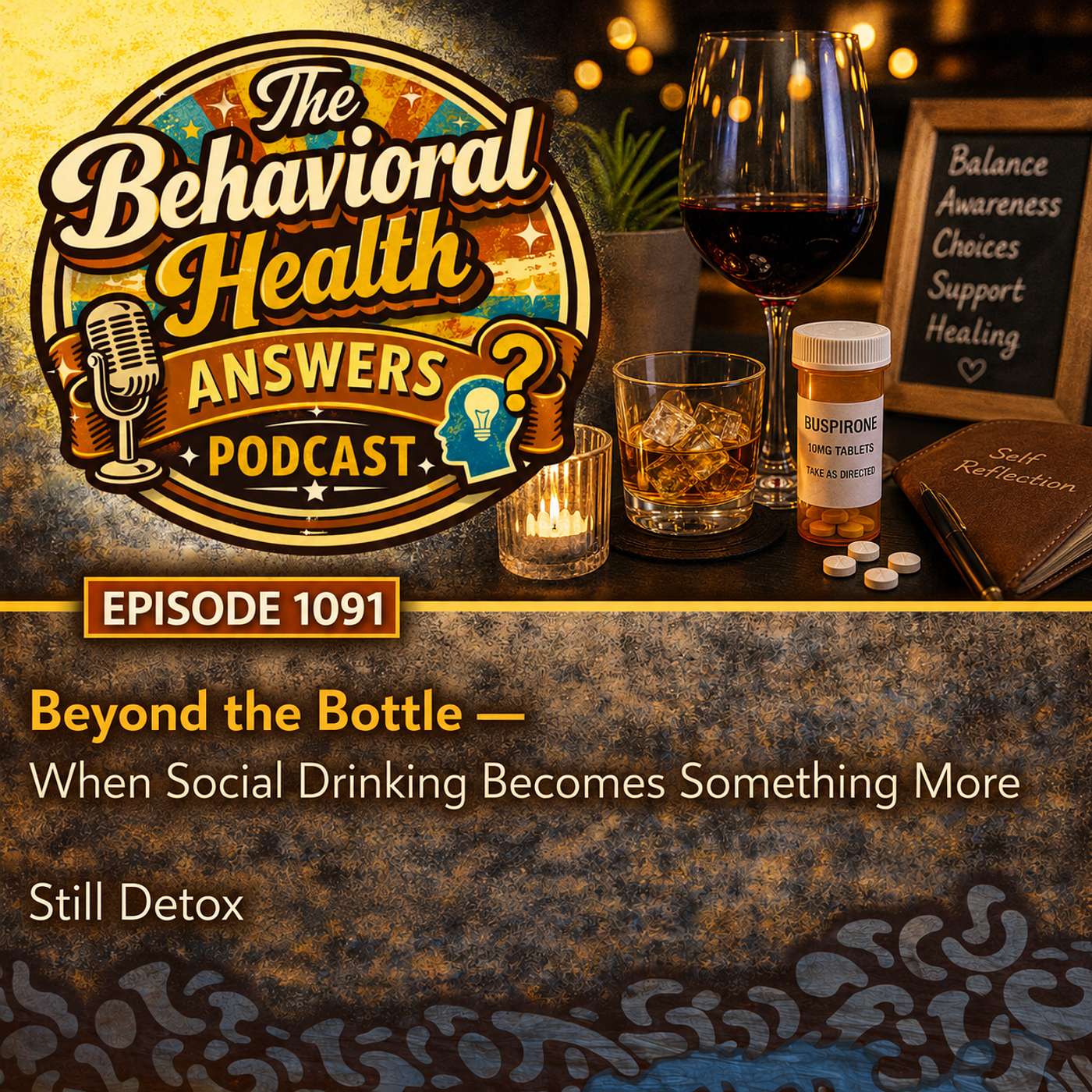 Episode 1091: Beyond the Bottle - When Social Drinking Becomes Something More | Still Detox episode artwork