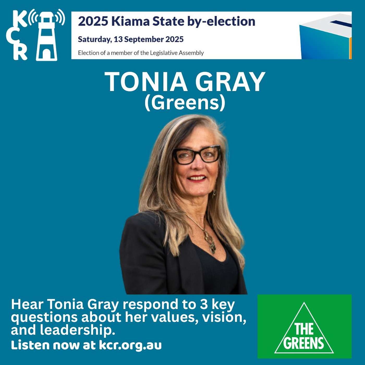 By-election; Tonia Gray episode artwork