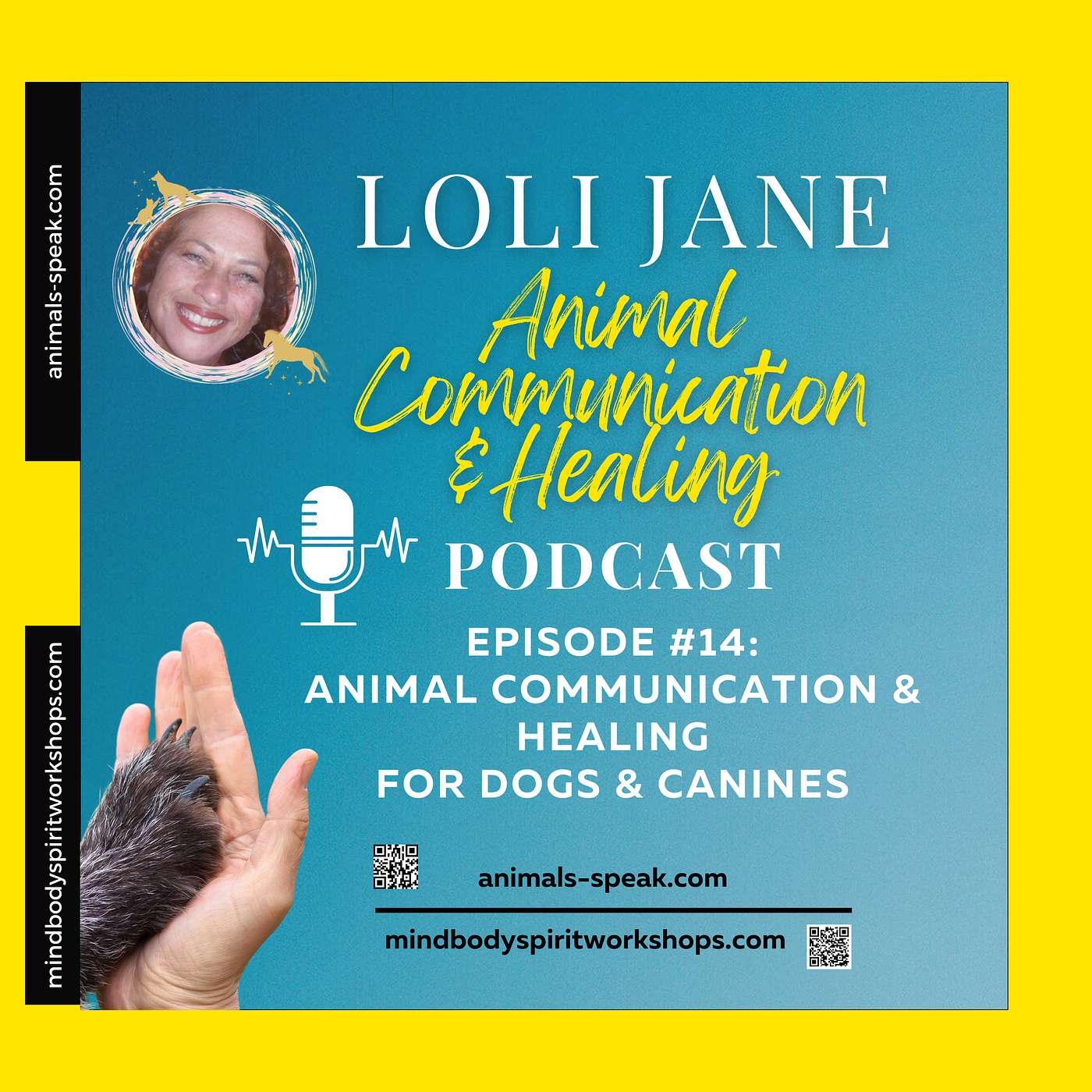 Episode #14: Dogs & Canine Animal Communication & Energy Healing episode artwork