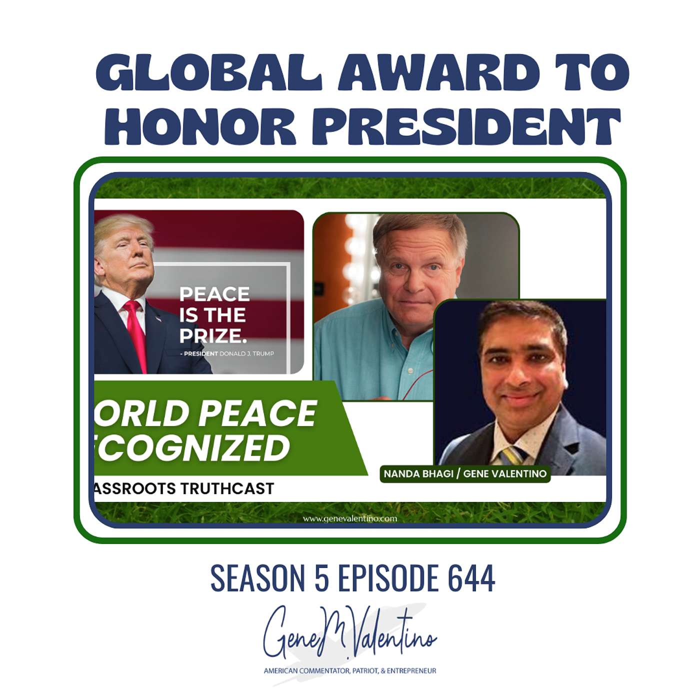 World Peace Initiative Announced  Global Award to Honor President Donald Trump episode artwork