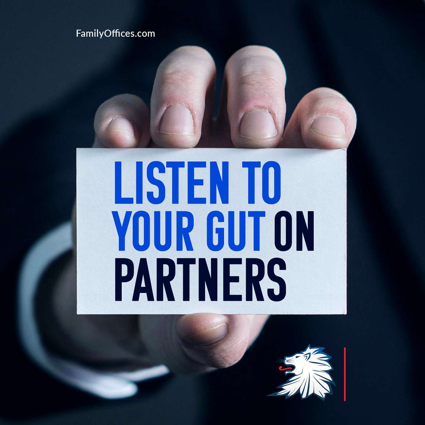 Listen To Your Gut on Partners - Run The Other Way if Something Feels Off