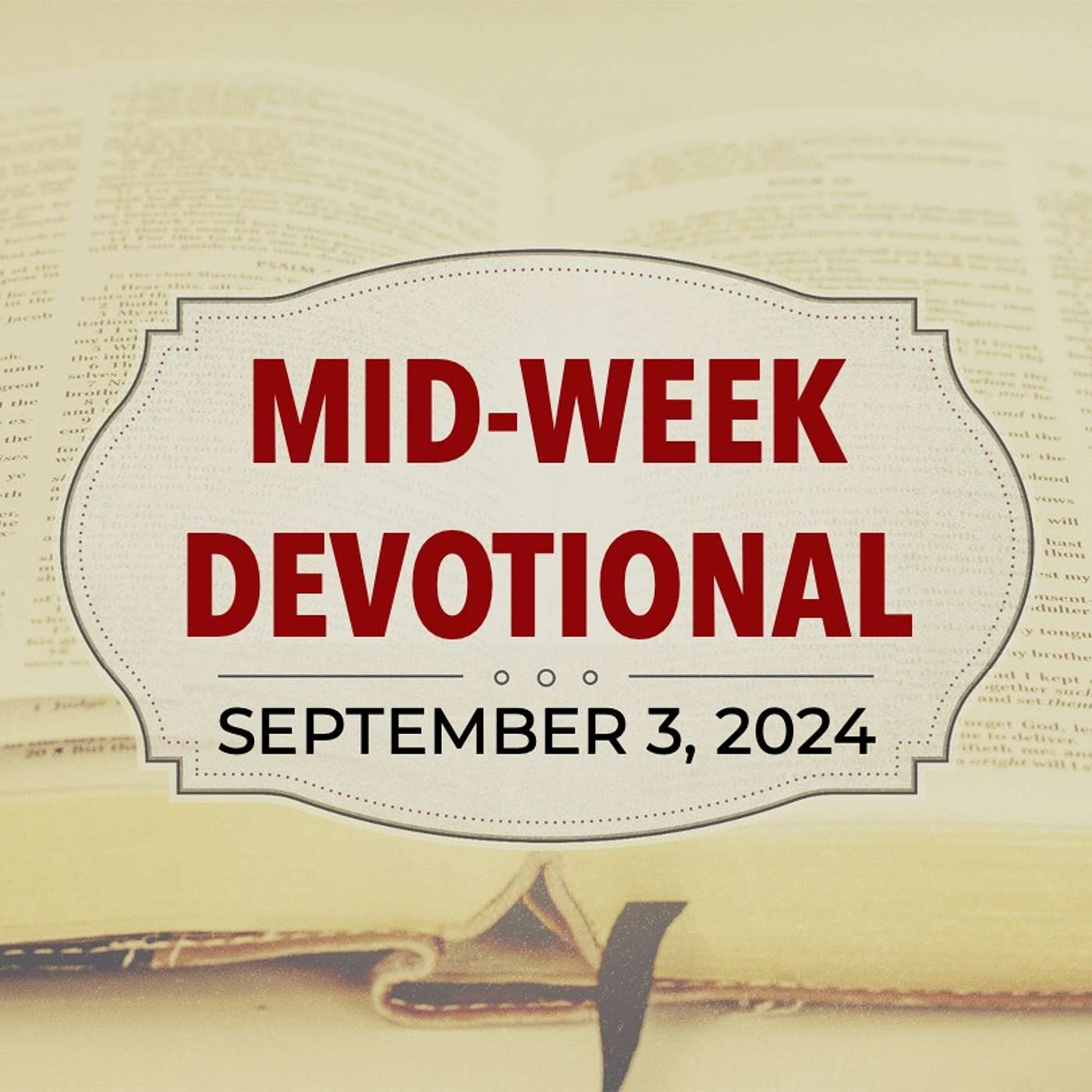 MID-WEEK DEVOTIONAL: Live Alive | 9-3-25