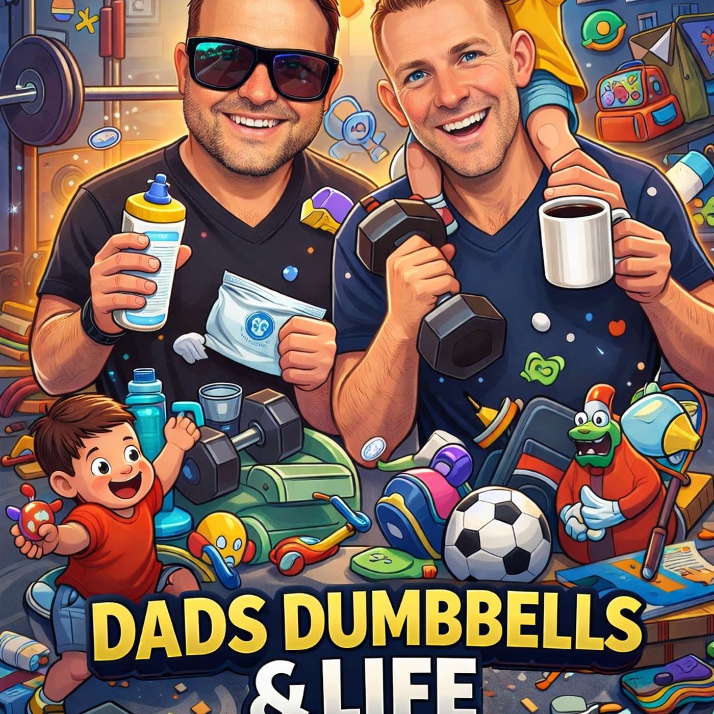 Dads, Dumbbells and Life podcast artwork