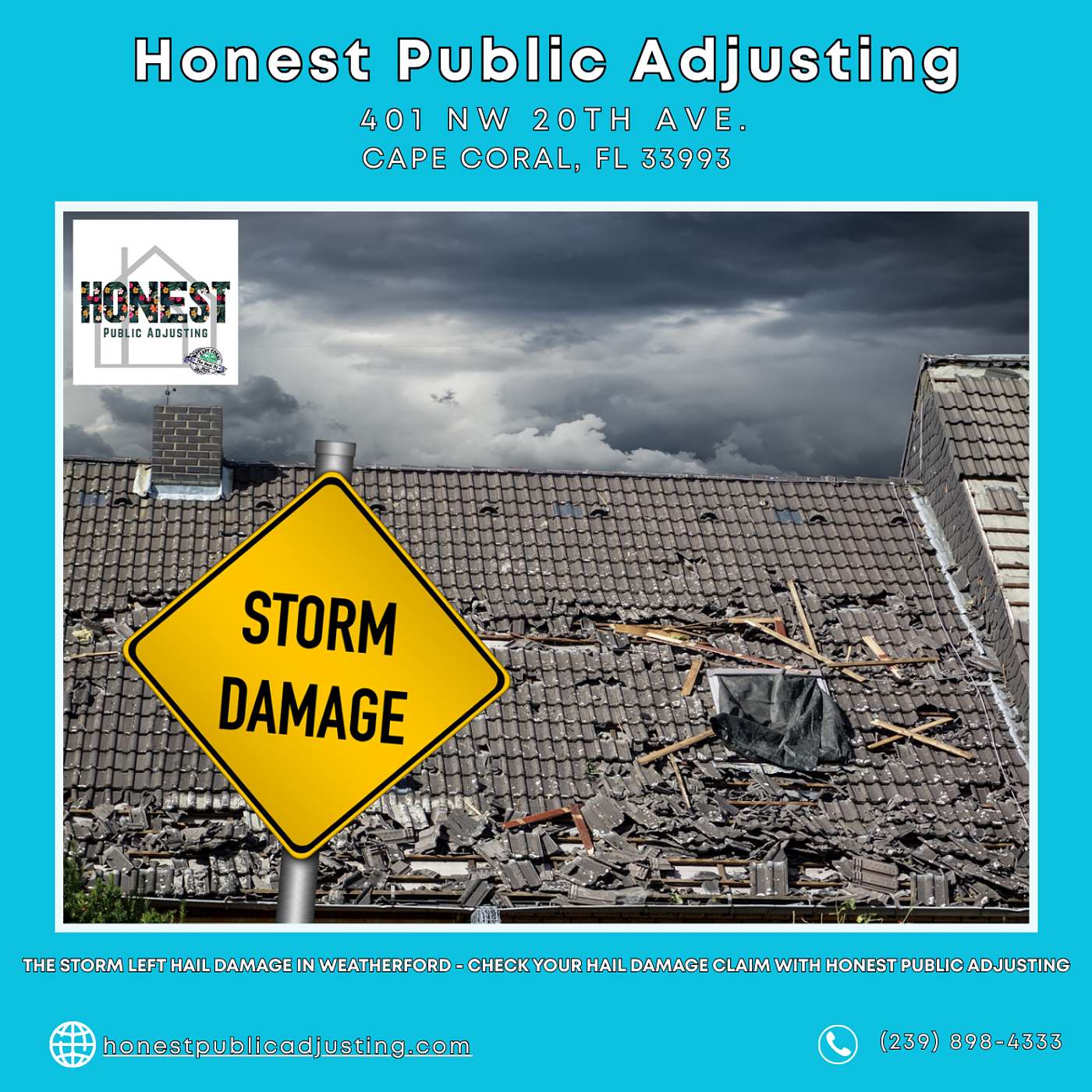 The Storm Left Hail Damage in Weatherford - Check Your Hail Damage Claim with Honest Public Adjusting episode artwork
