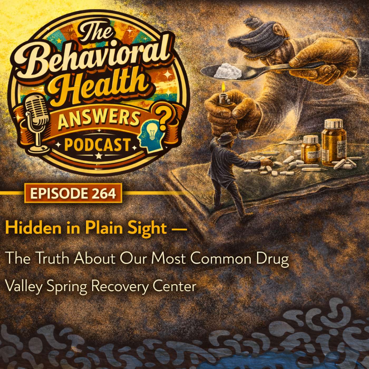 Episode 264: Hidden in Plain Sight - The Truth About Our Most Common Drug | Valley Spring Recovery Center episode artwork
