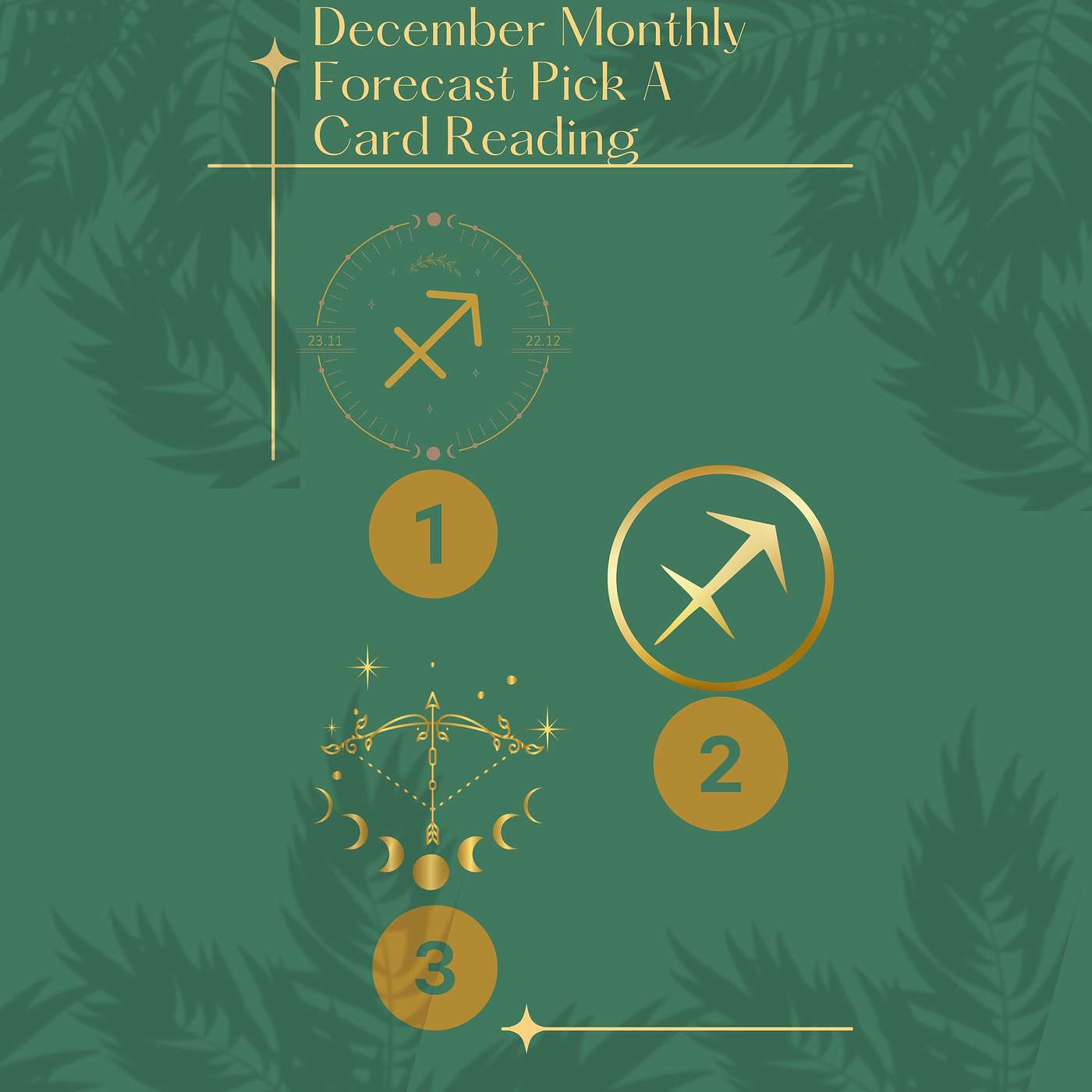 December Monthly Forecast Pick A Card Reading Sagittarius Symbol #3 episode artwork