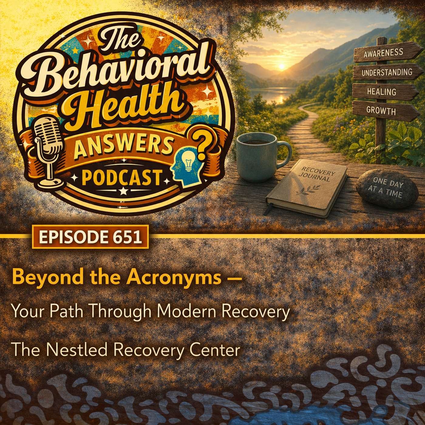 Episode 651: Beyond the Acronyms - Your Path Through Modern Recovery | The Nestled Recovery Center episode artwork