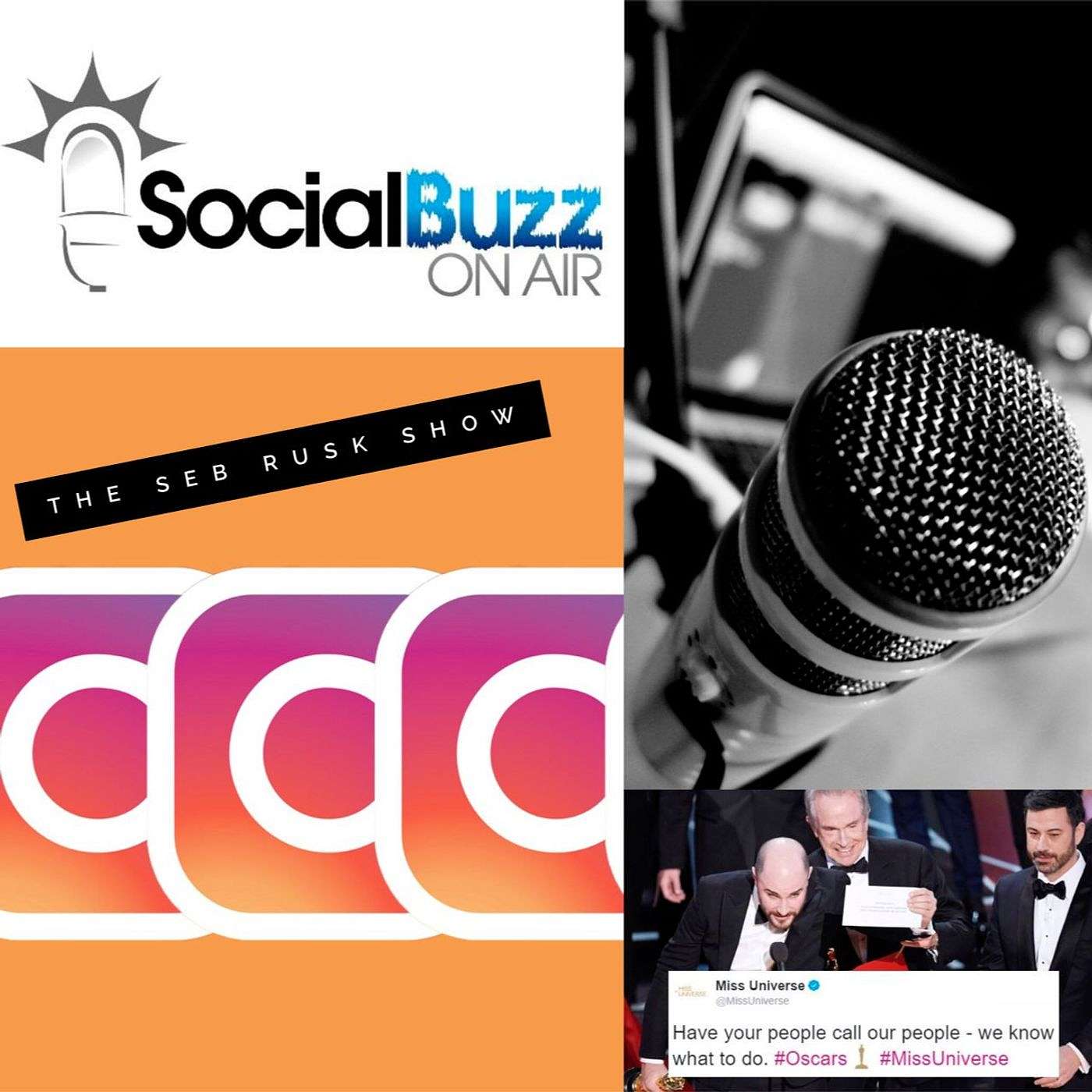 EPISODE 21: The Seb Rusk Show - How To Use Instagram Multi-image feature and The 2017 Oscars episode artwork