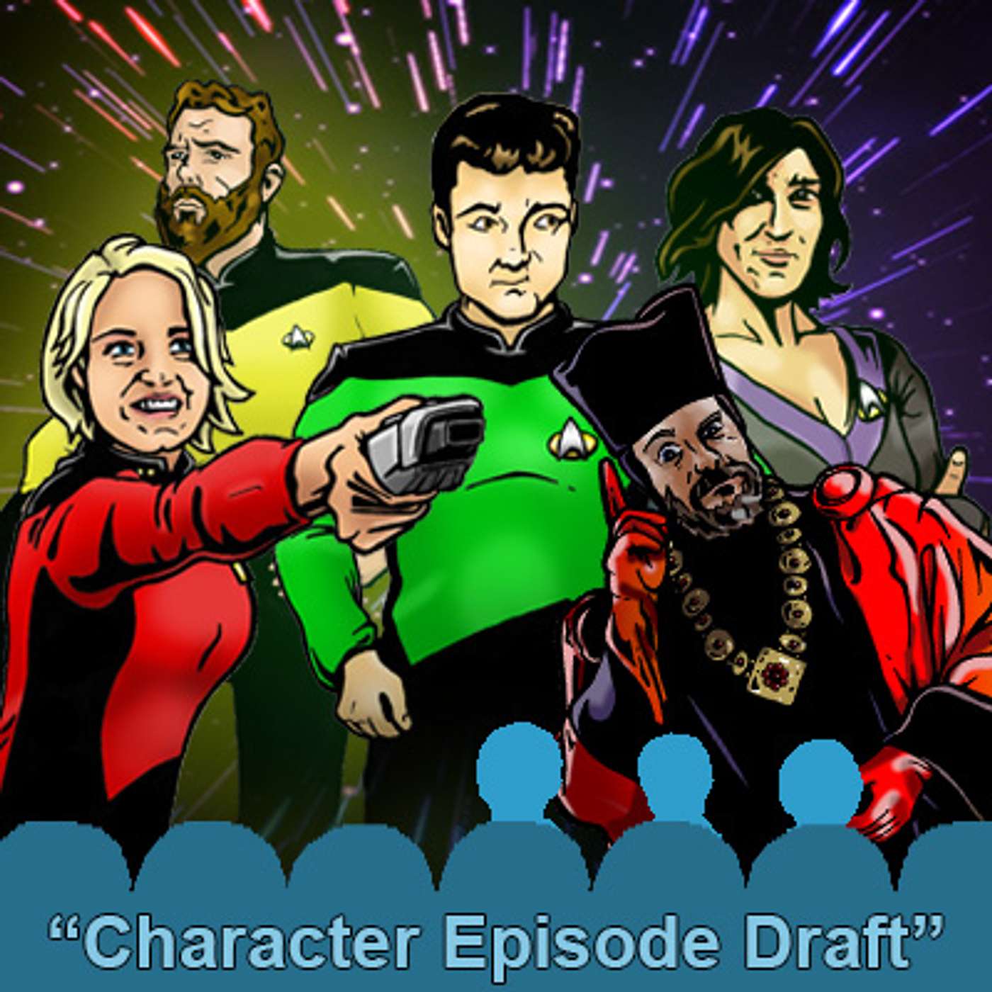184 - The Great Character Draft: The Best TNG Episodes for Every Crew Member 184 - The Great Character Draft: The Best TNG Episodes for Every Crew Member