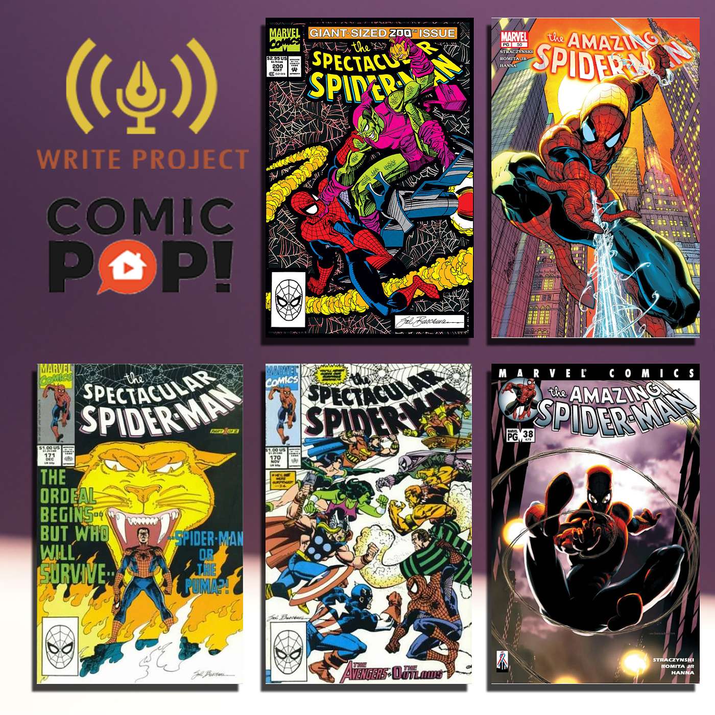Best issues of Spider-Man, EPILOGUE! Featuring ComicPop! | The Write Project episode artwork