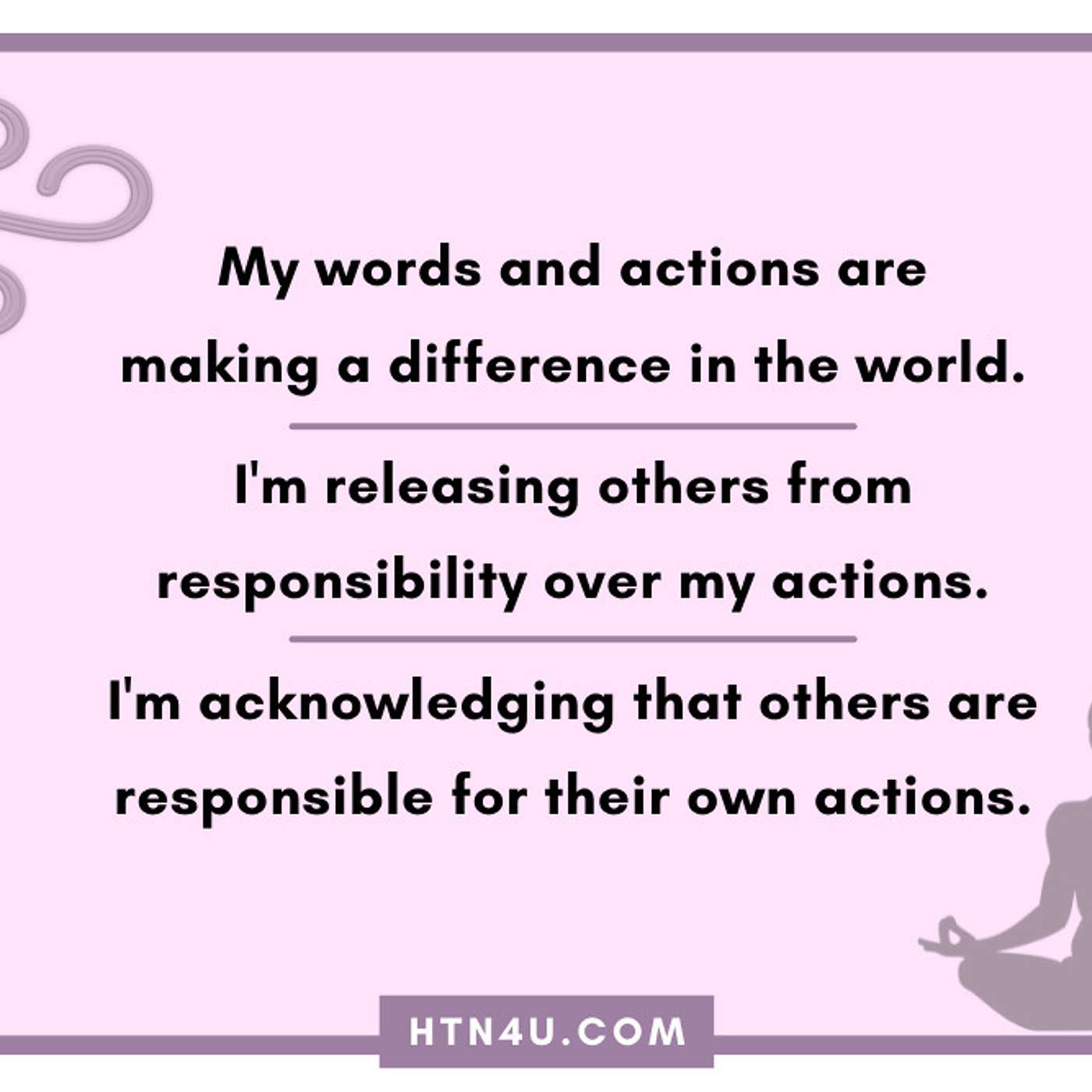 HTN4U Unlimiting Affirmations on Mindset #264
