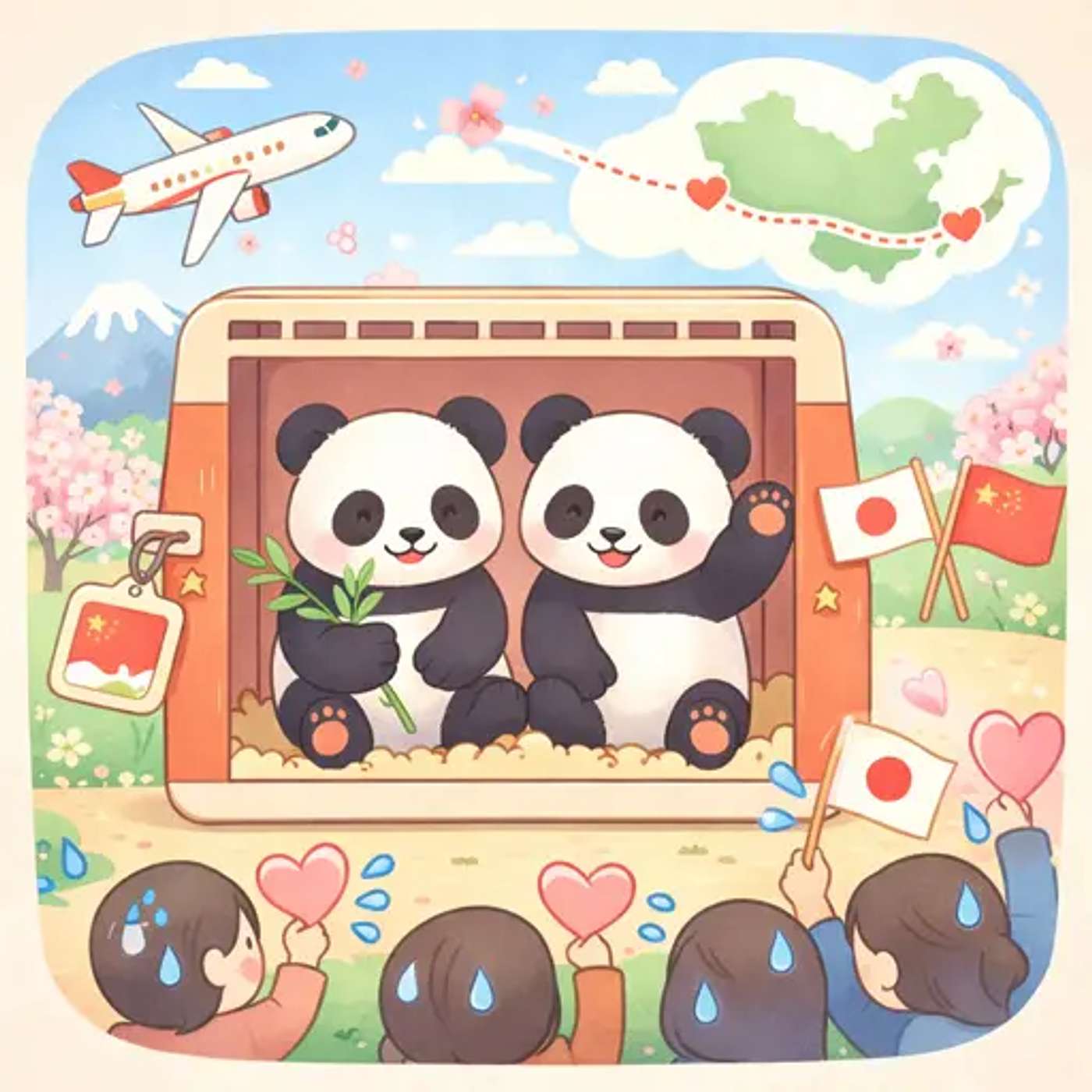 大熊猫要回家了 - The Giant Pandas Are Going Home [HSK 3]